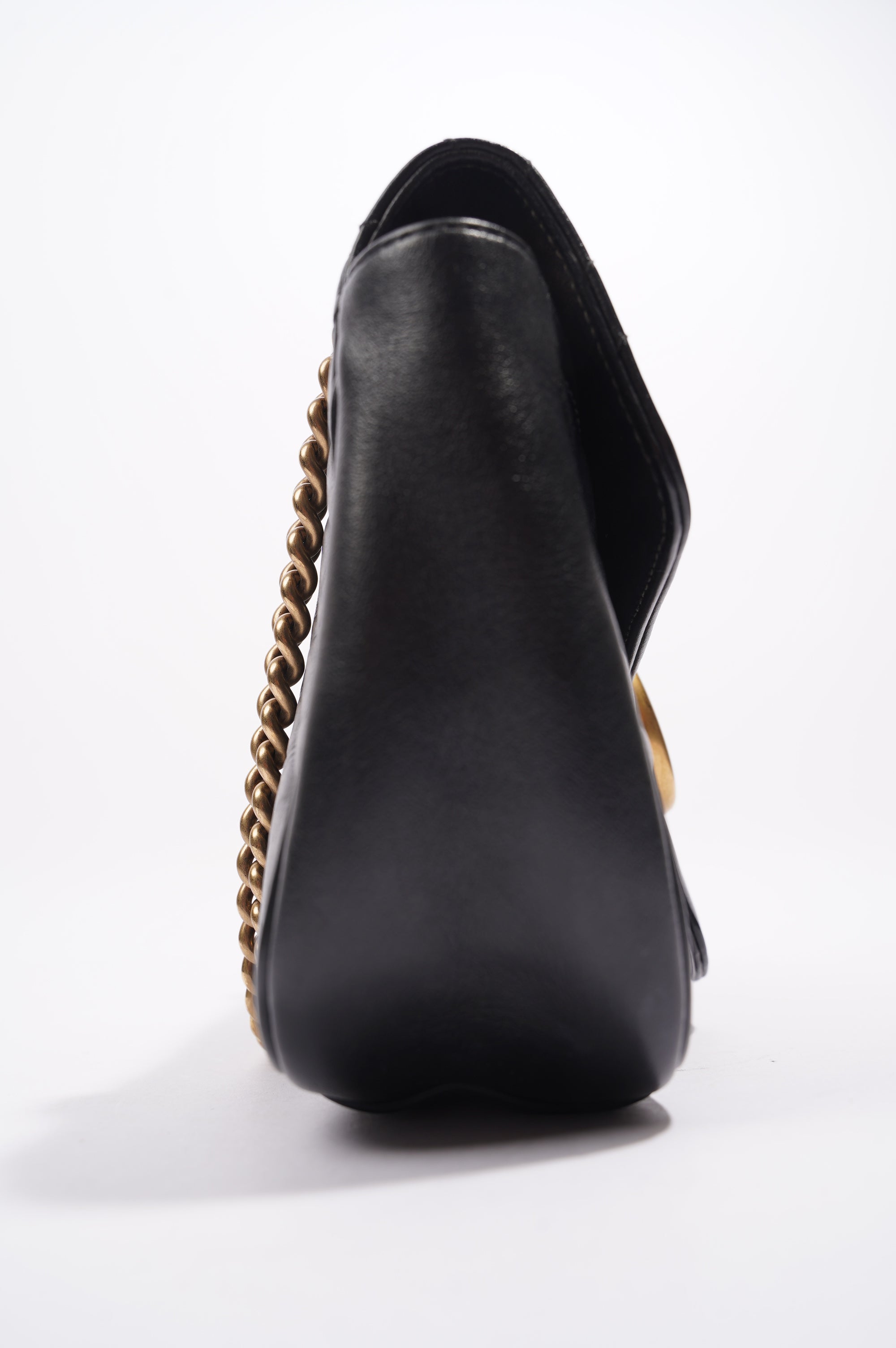 Gucci GG Marmont Flap Black Leather Small