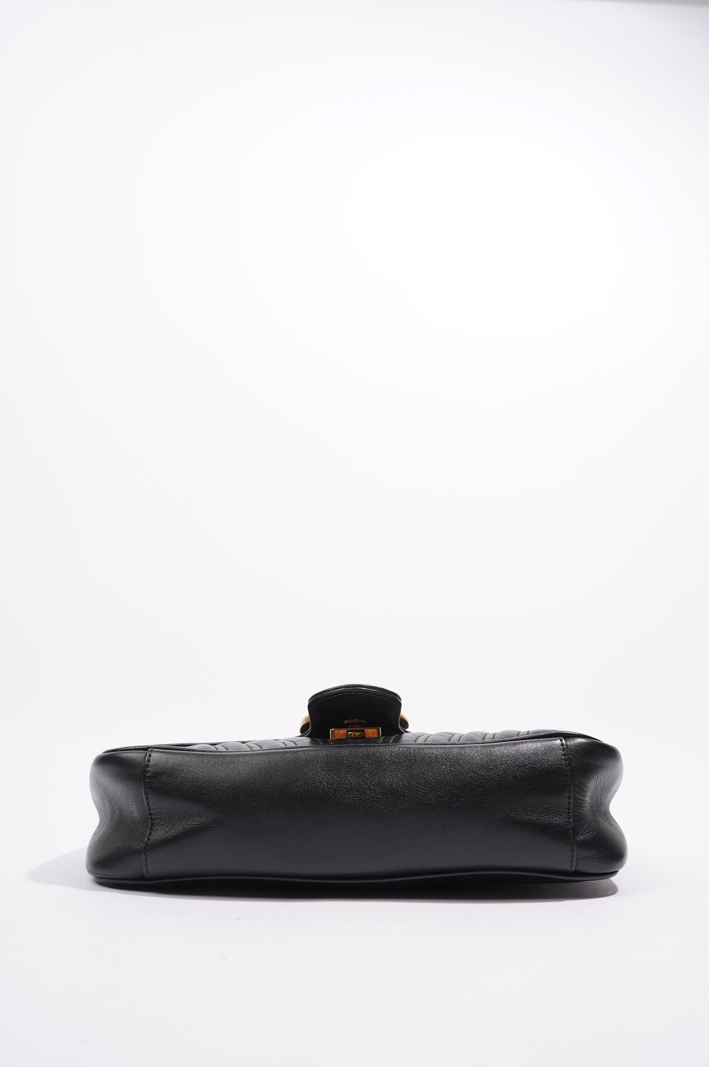 Gucci GG Marmont Flap Black Leather Small