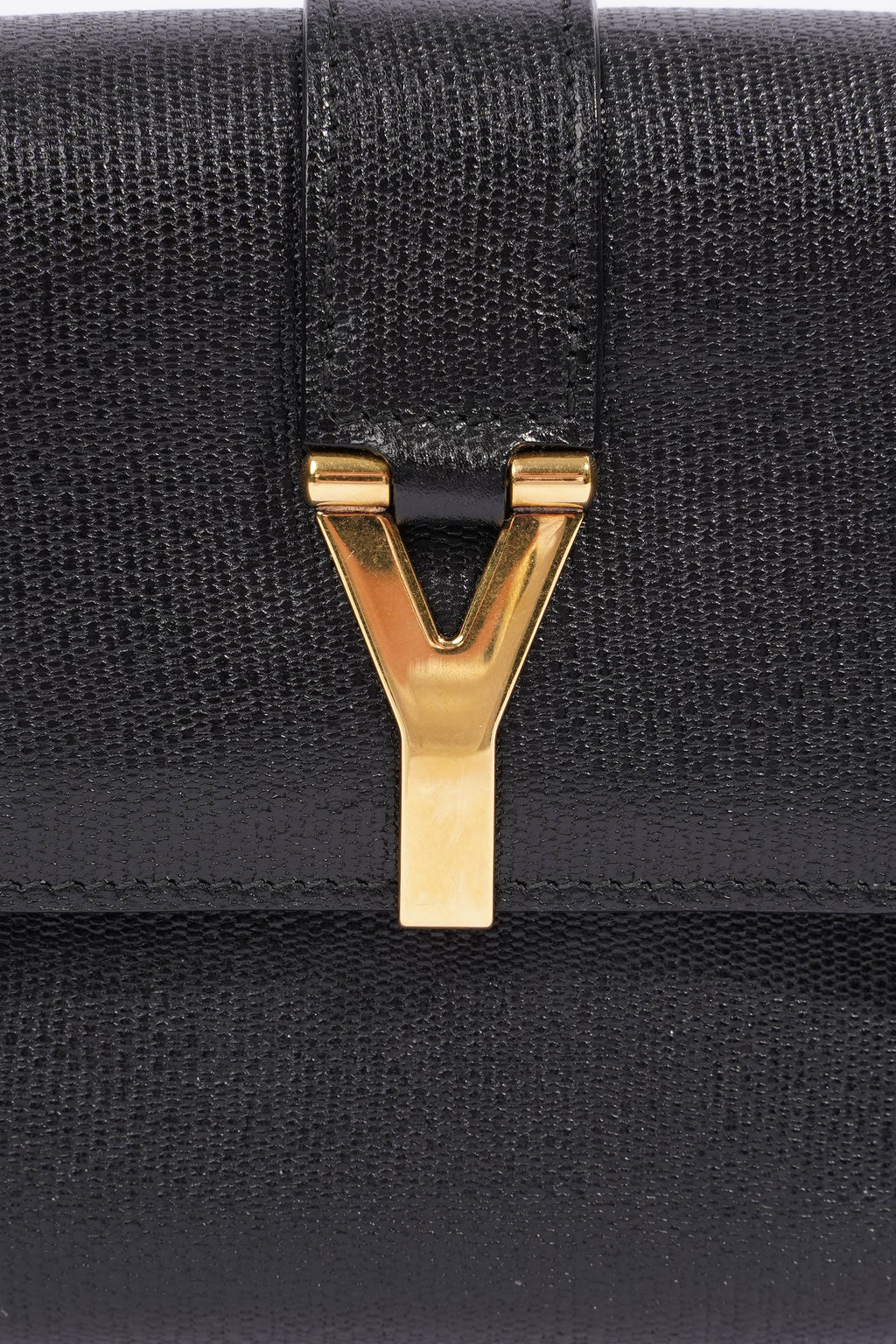 Saint Laurent Chyc Crossbody Bag Black Leather
