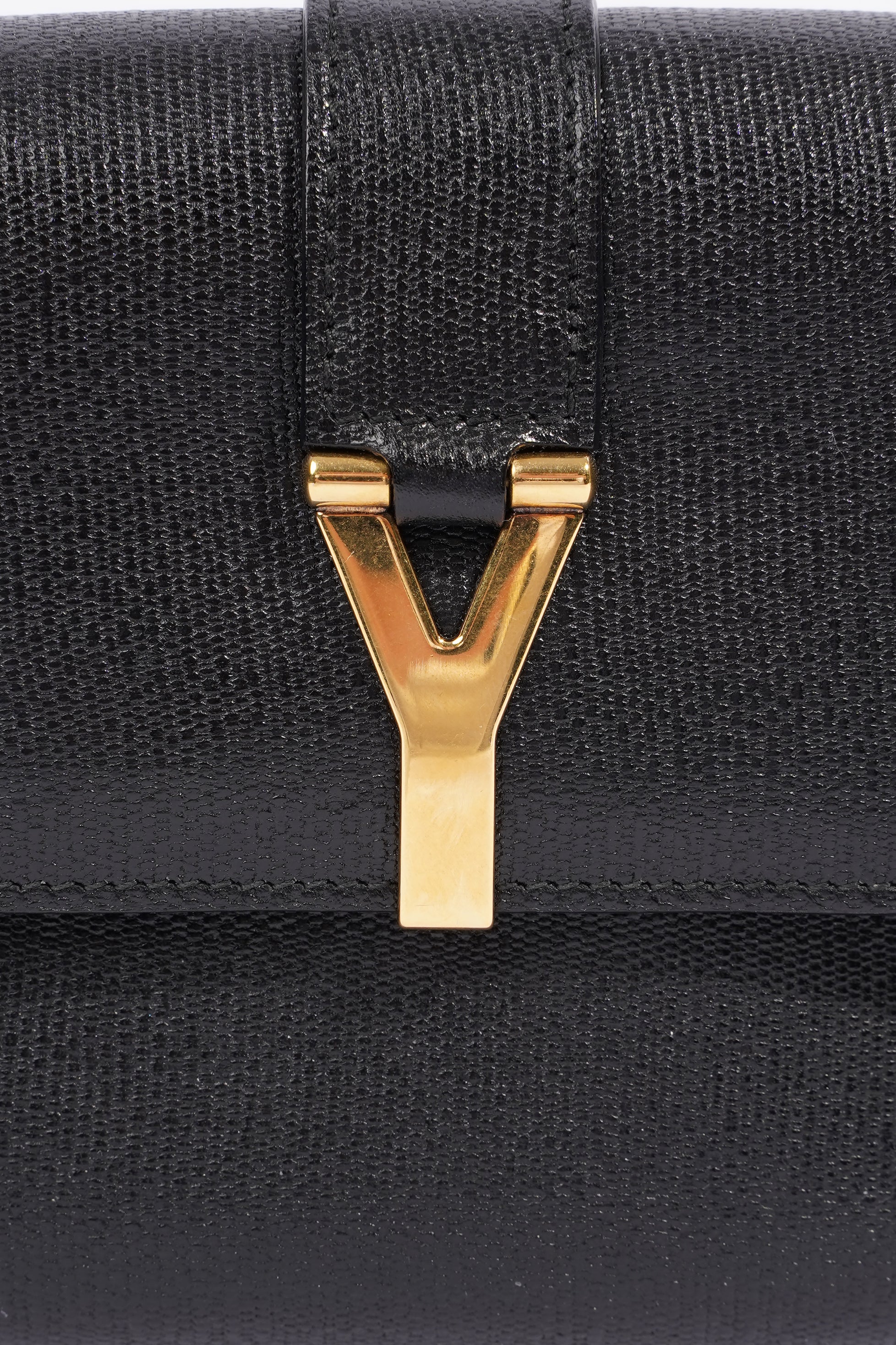 Saint Laurent Chyc Crossbody Bag Black Leather