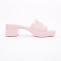 Gucci Womens Rubber Slide Sandal Pink EU 41 / UK 8