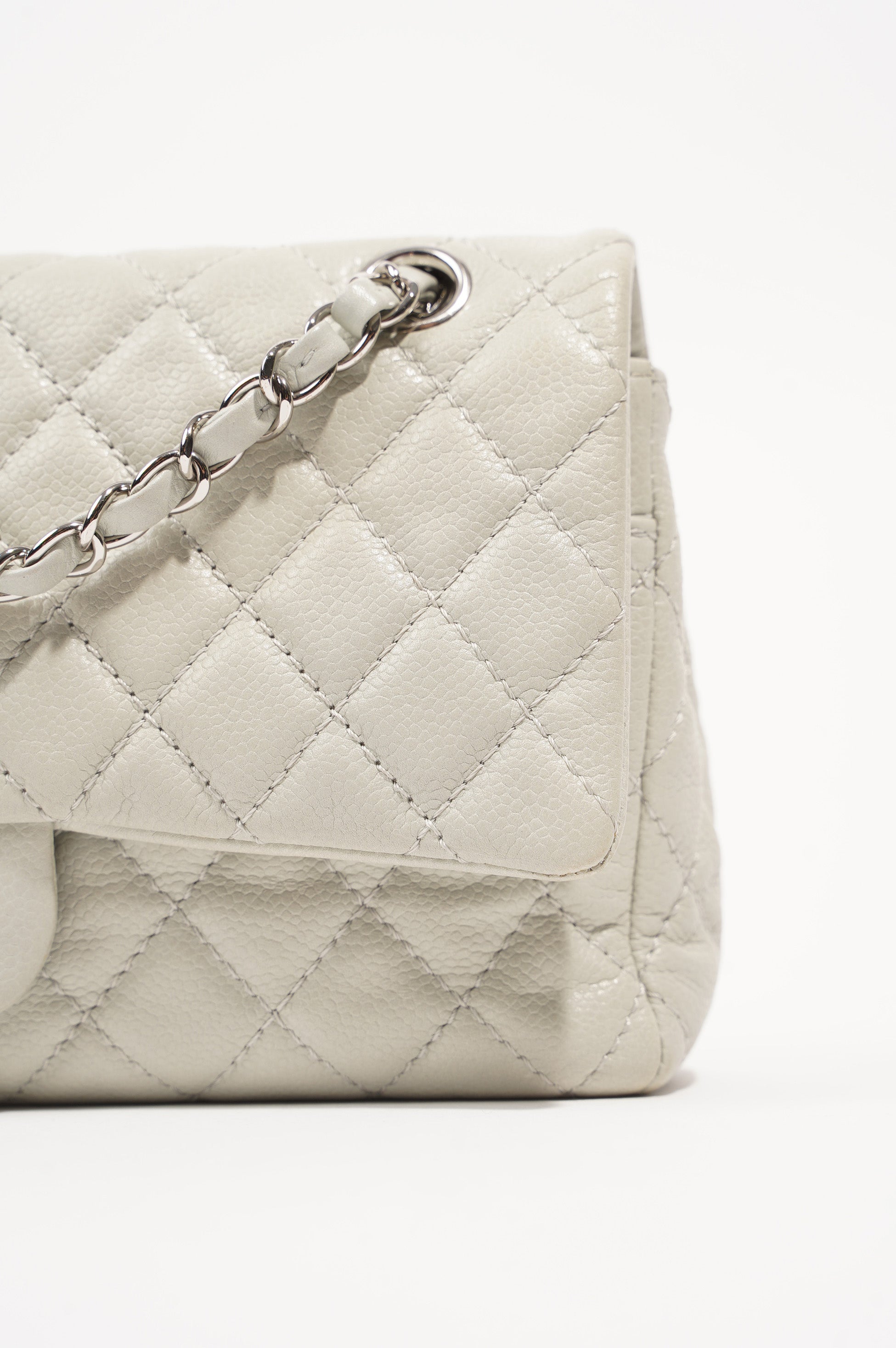 Chanel Quilted Caviar Leather Classic Double Flap Medium