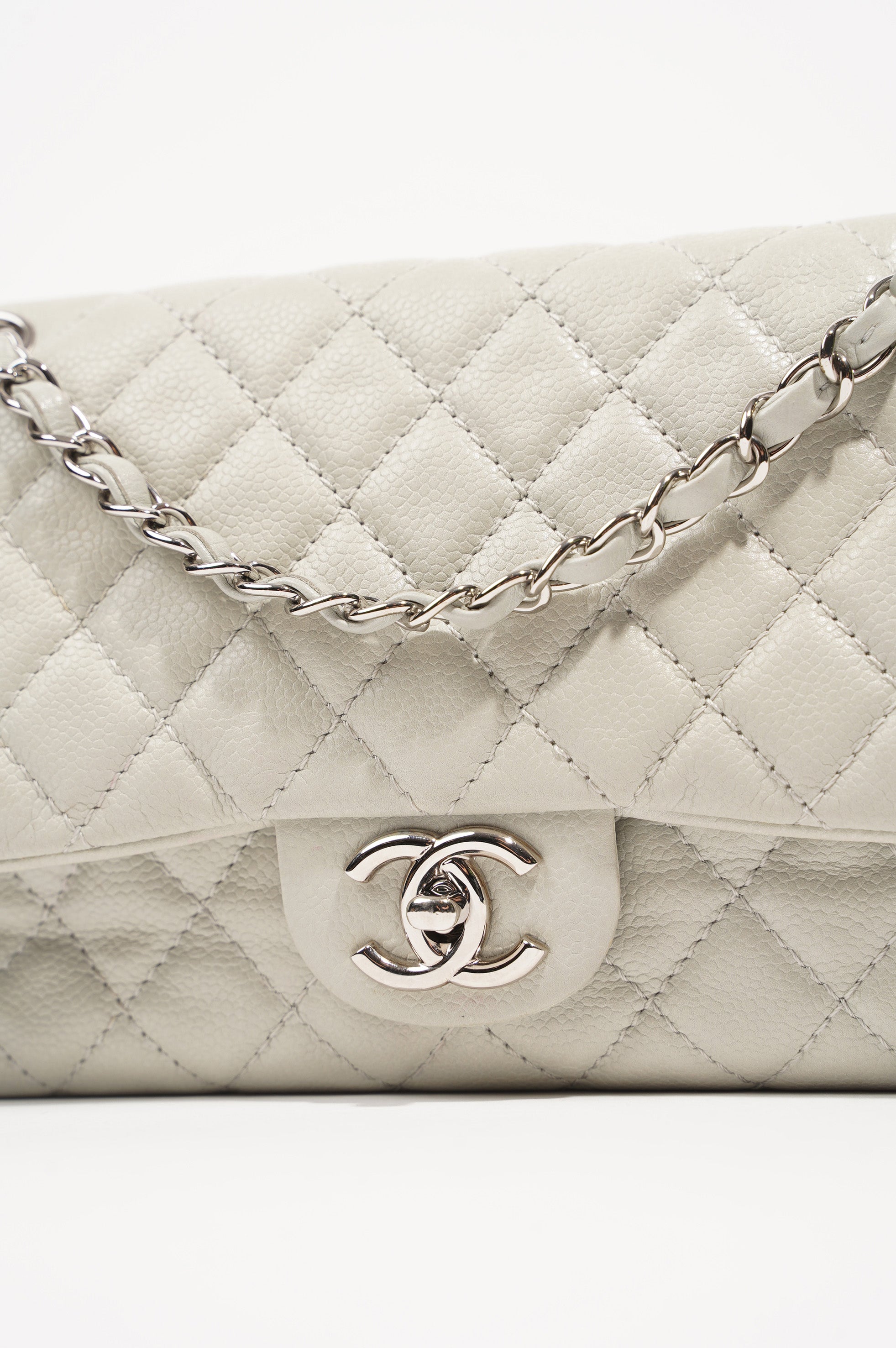 Chanel Quilted Caviar Leather Classic Double Flap Medium
