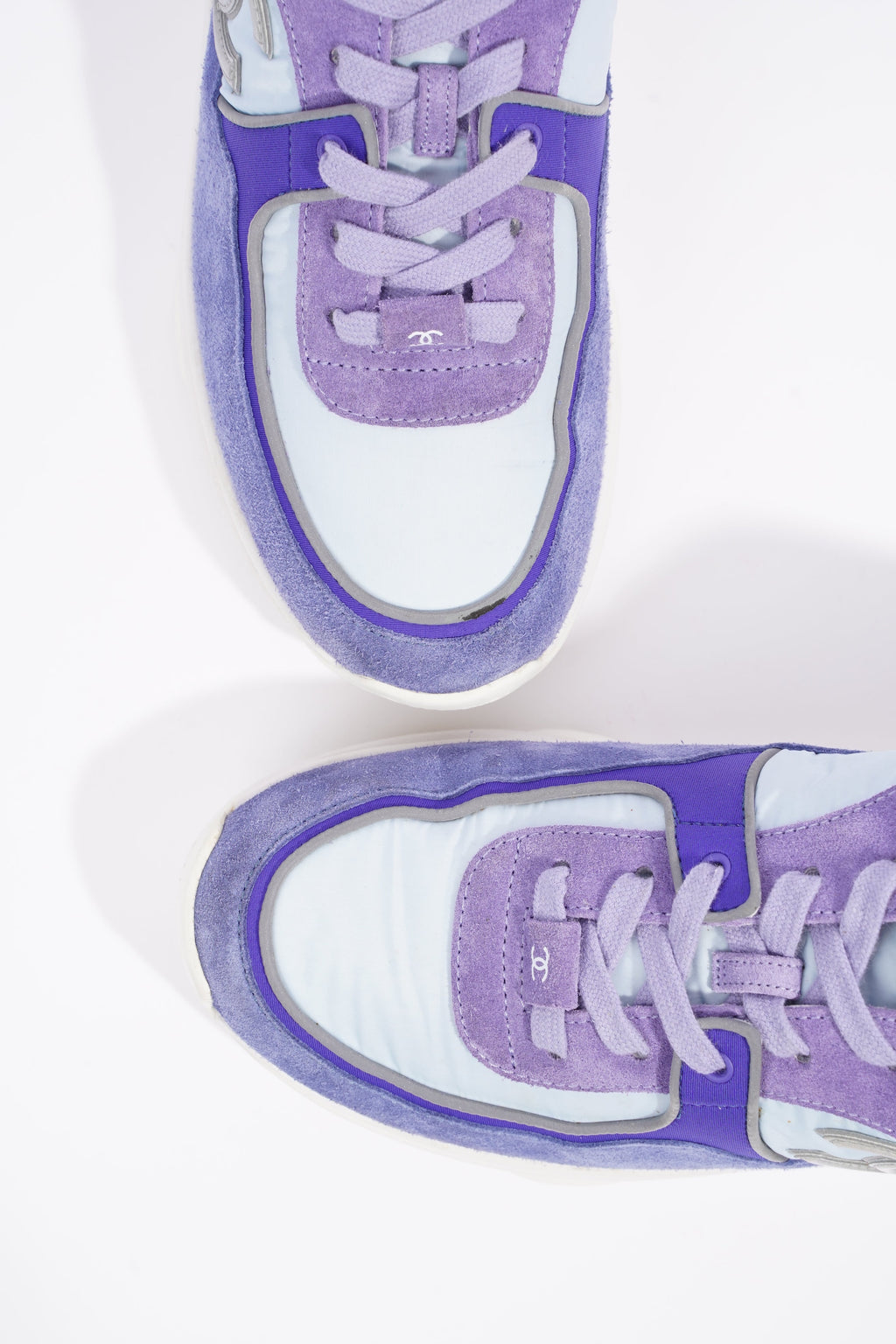 Chanel Womens CC Logo Trainer Purple / Pink EU 39 / UK 6