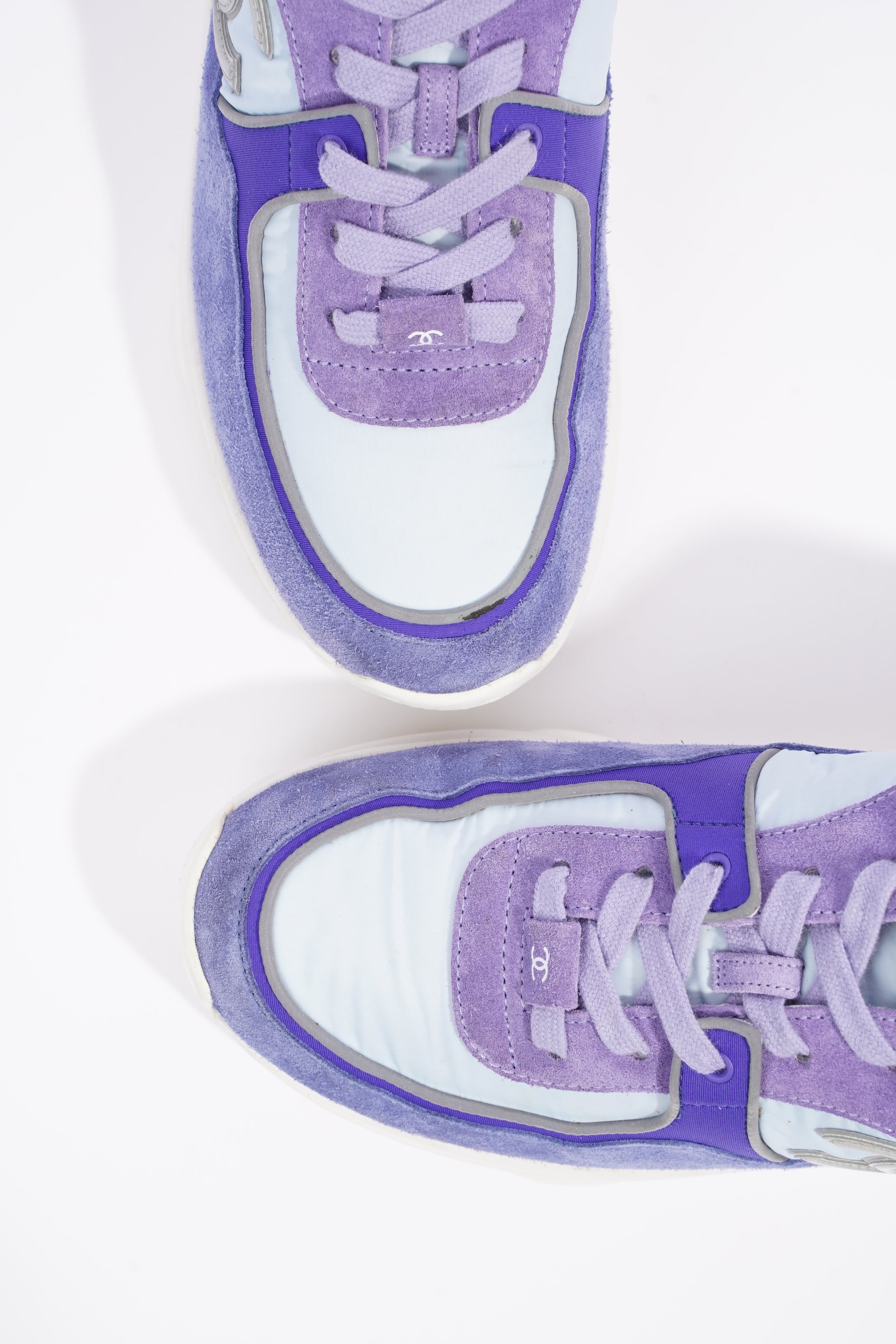 Chanel Womens CC Logo Trainer Purple / Pink EU 39 / UK 6