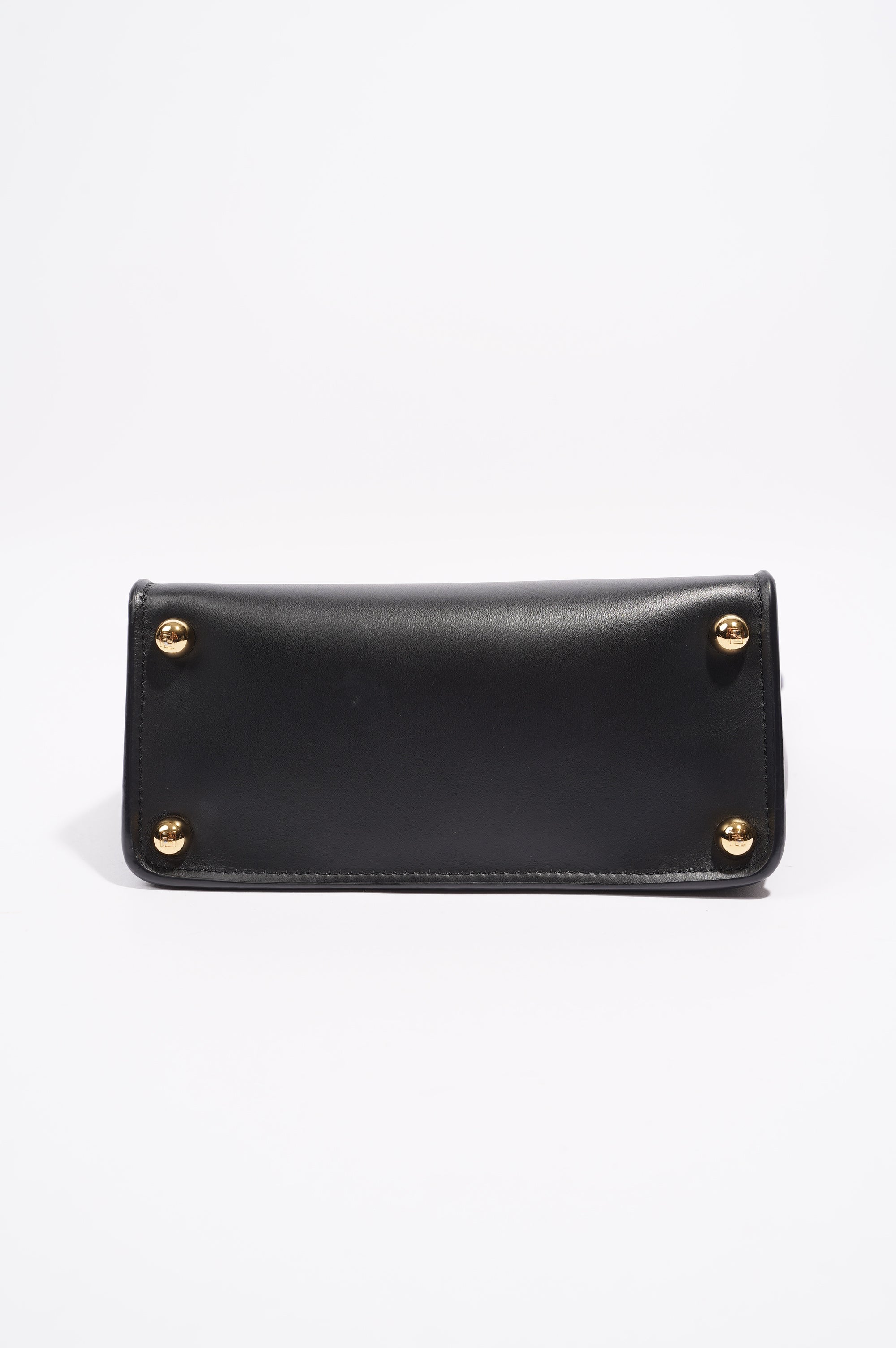 Fendi Way Tote Black Leather Small