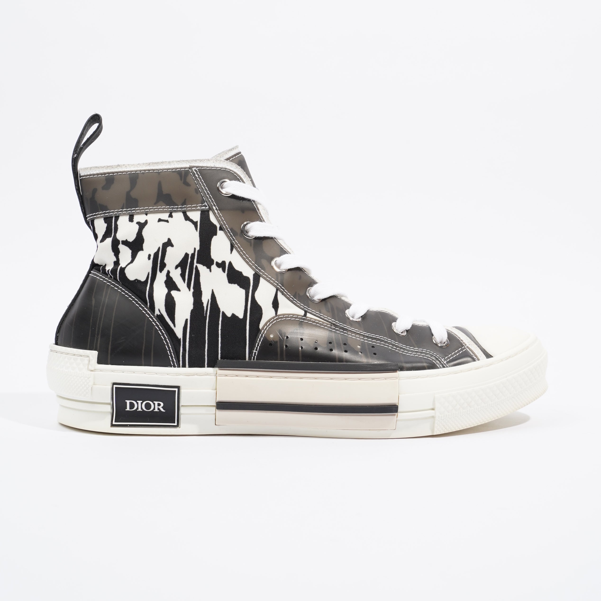 Christian Dior Mens B23 High Top Black / White EU 42 / UK 8
