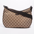 Gucci Canvas Shoulder Bag Beige