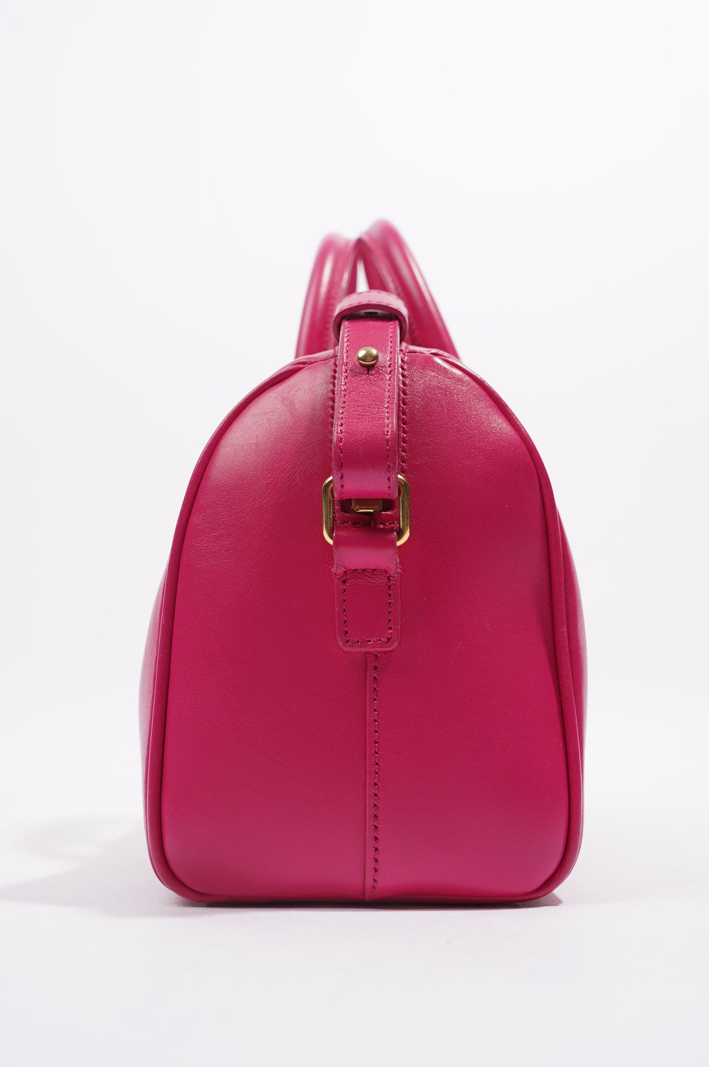 Saint Laurent Womens Duffle Bag Pink Leather Baby