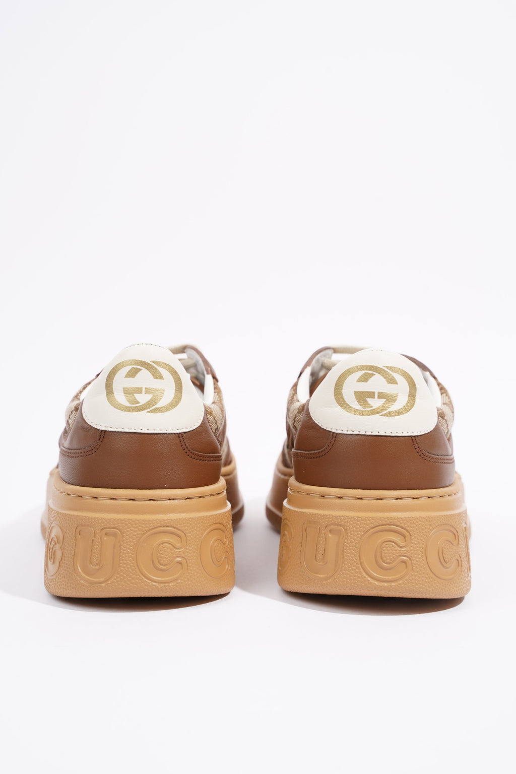 Gucci Womens GG Sneaker Beige / Ebony EU 40 / UK 7