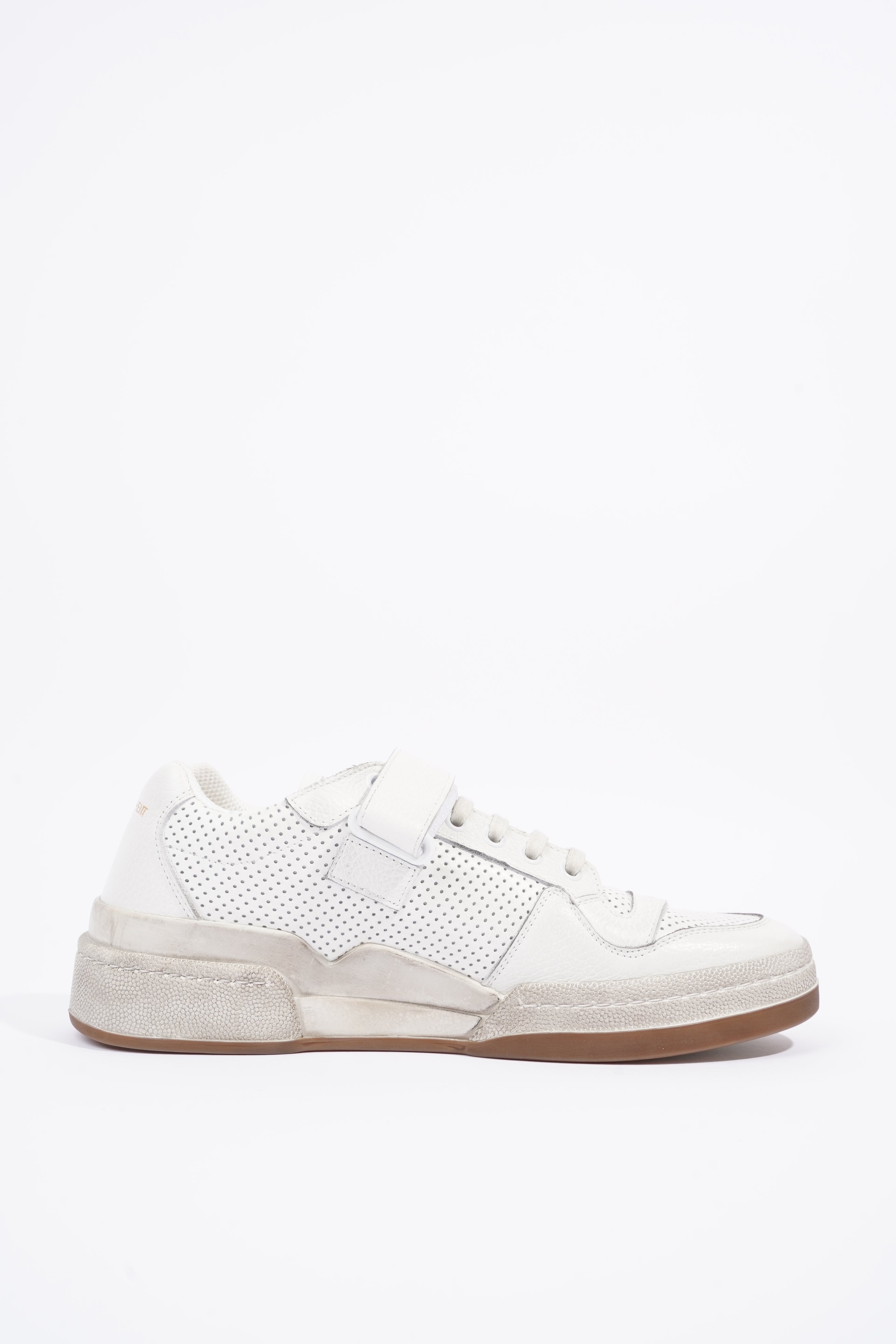 Saint Laurent Womens SL24 Low Top Sneaker White EU 41 / UK 8