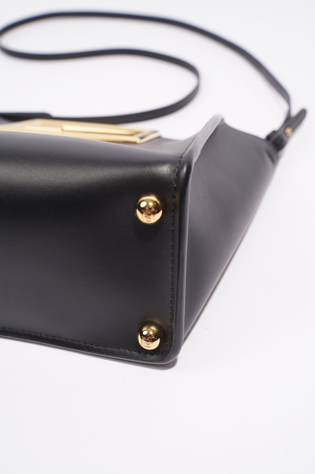 Fendi Way Tote Black Leather Small