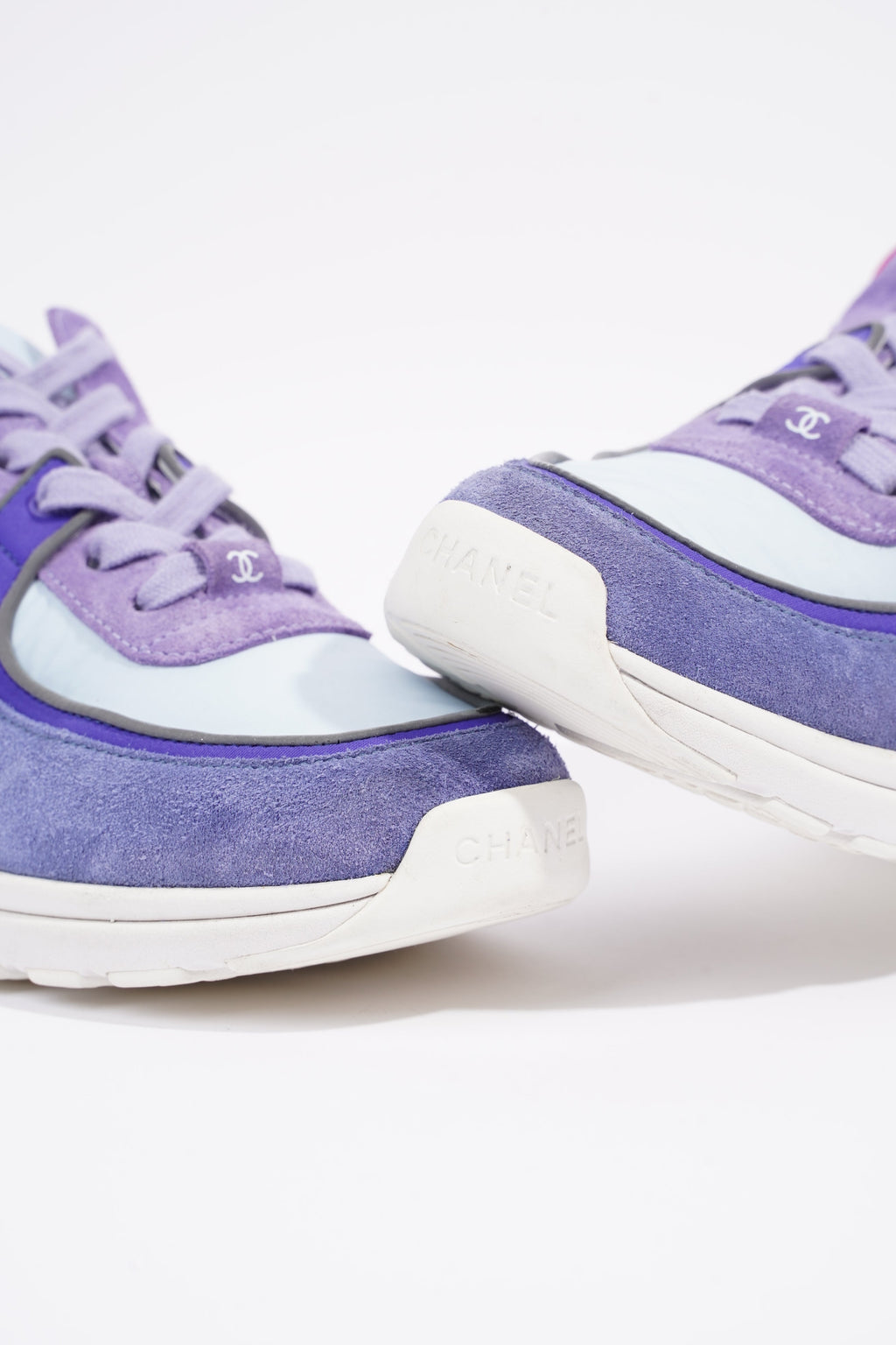 Chanel Womens CC Logo Trainer Purple / Pink EU 39 / UK 6