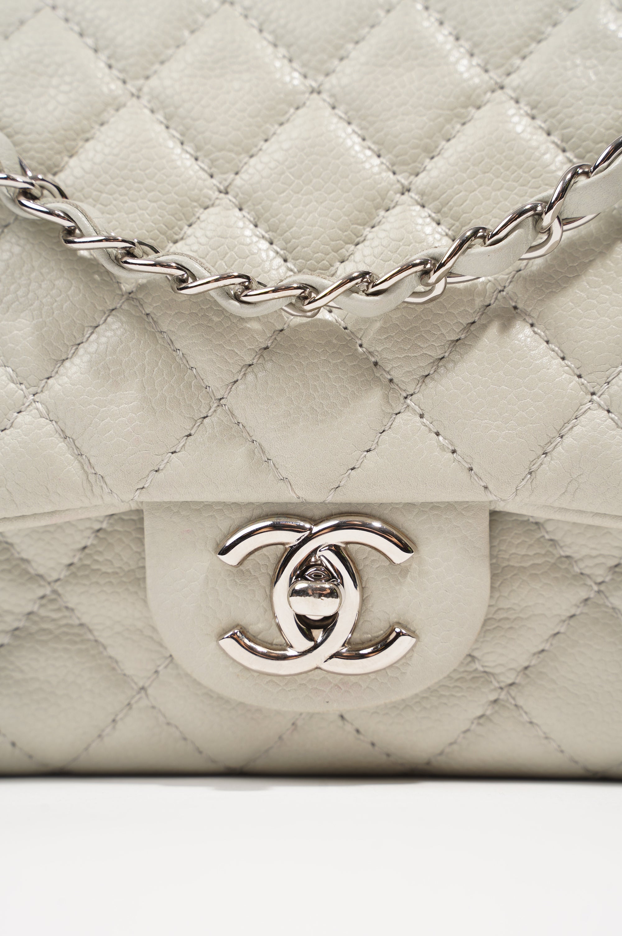 Chanel Quilted Caviar Leather Classic Double Flap Medium