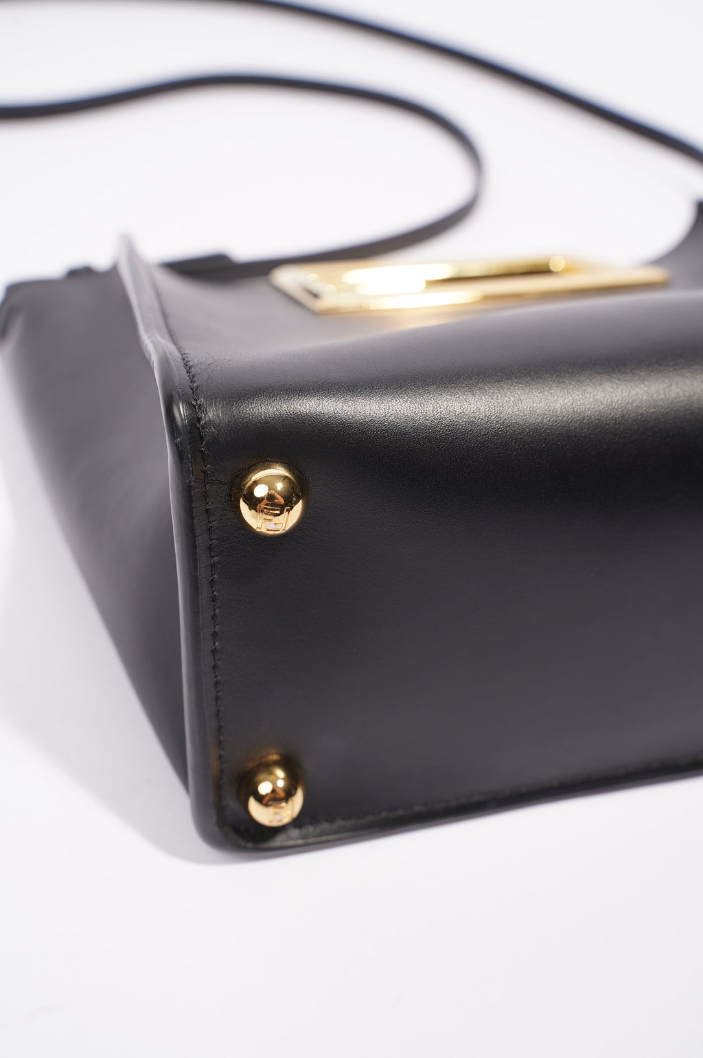 Fendi Way Tote Black Leather Small