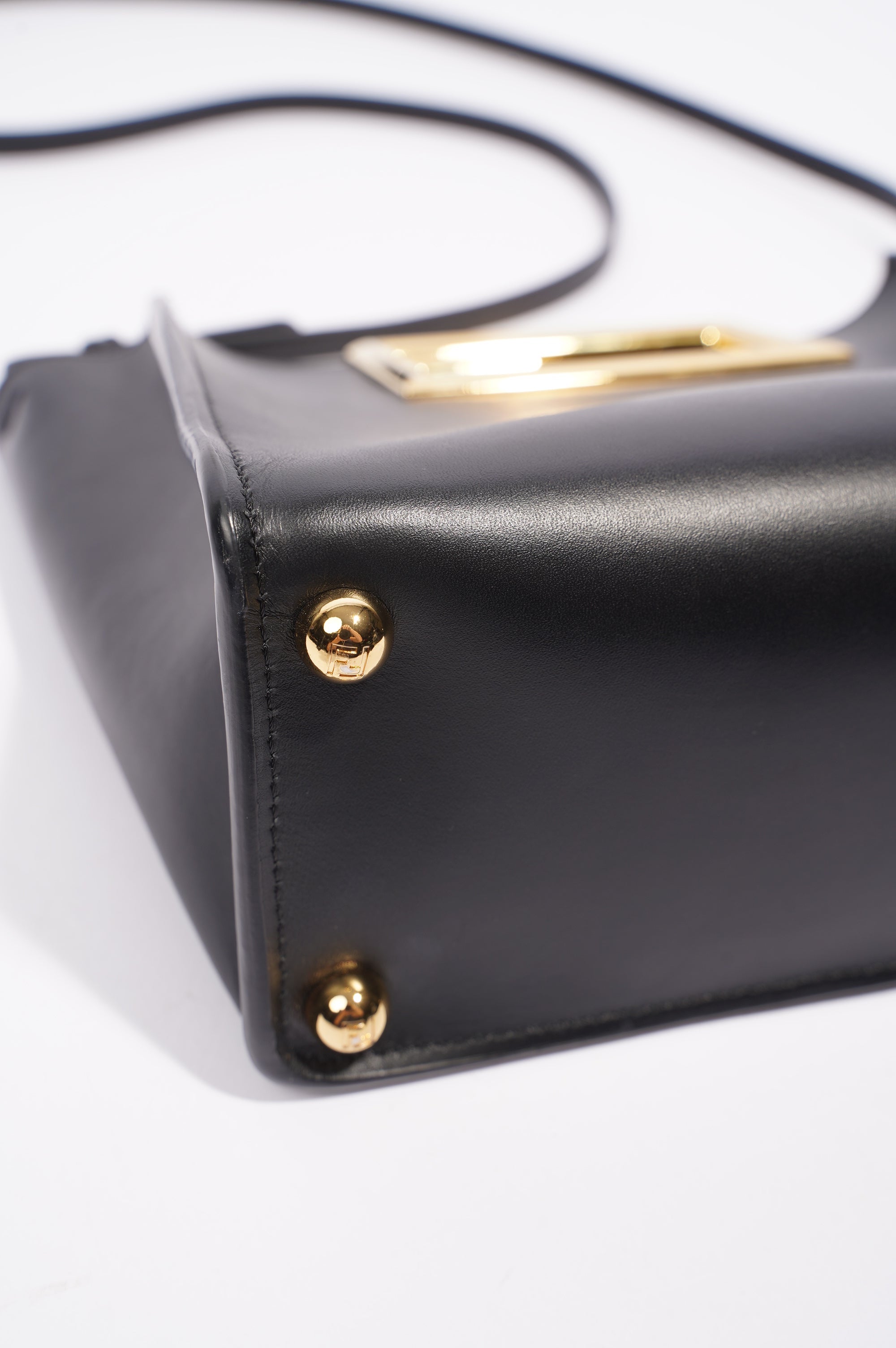 Fendi Way Tote Black Leather Small