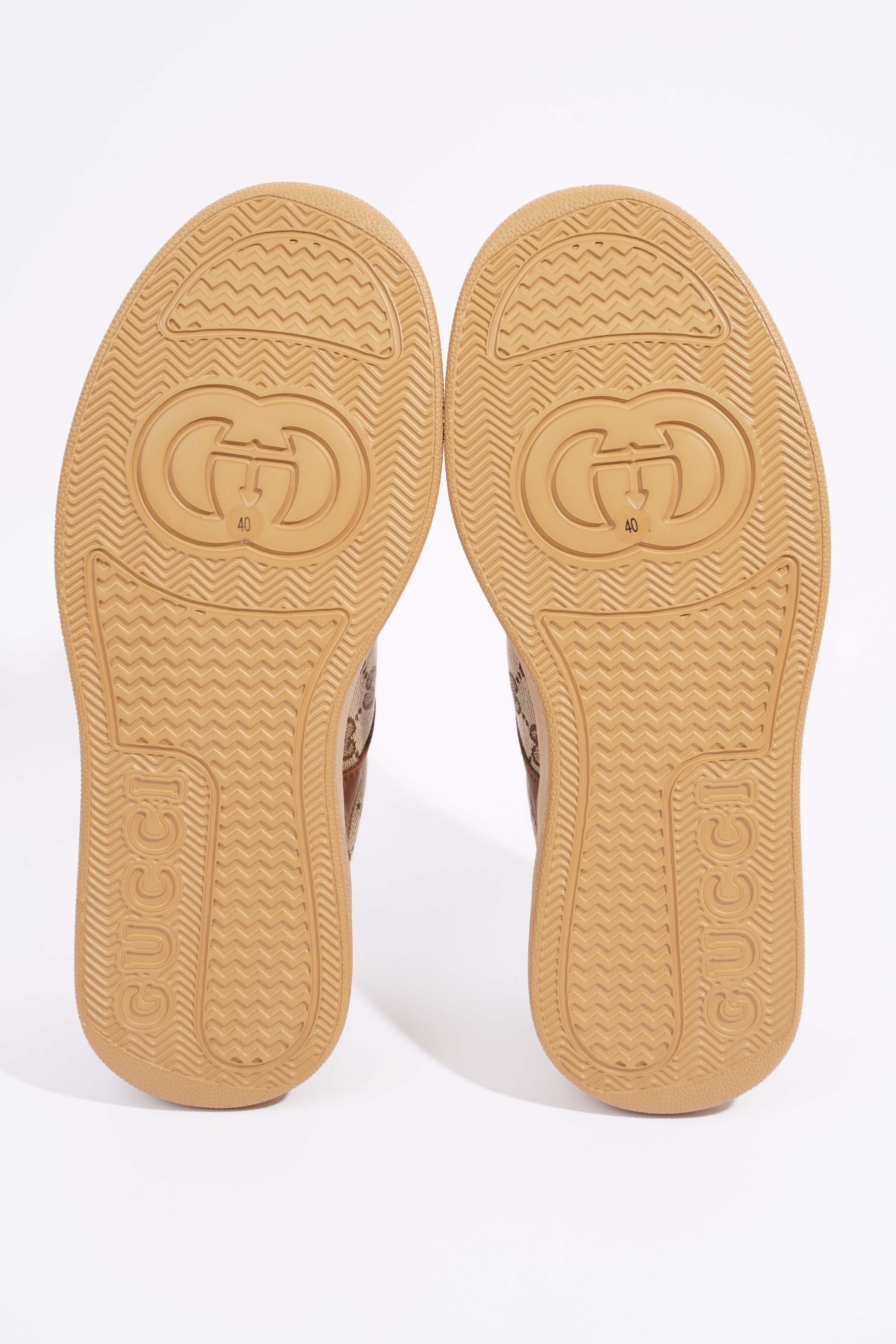 Gucci Womens GG Sneaker Beige / Ebony EU 40 / UK 7