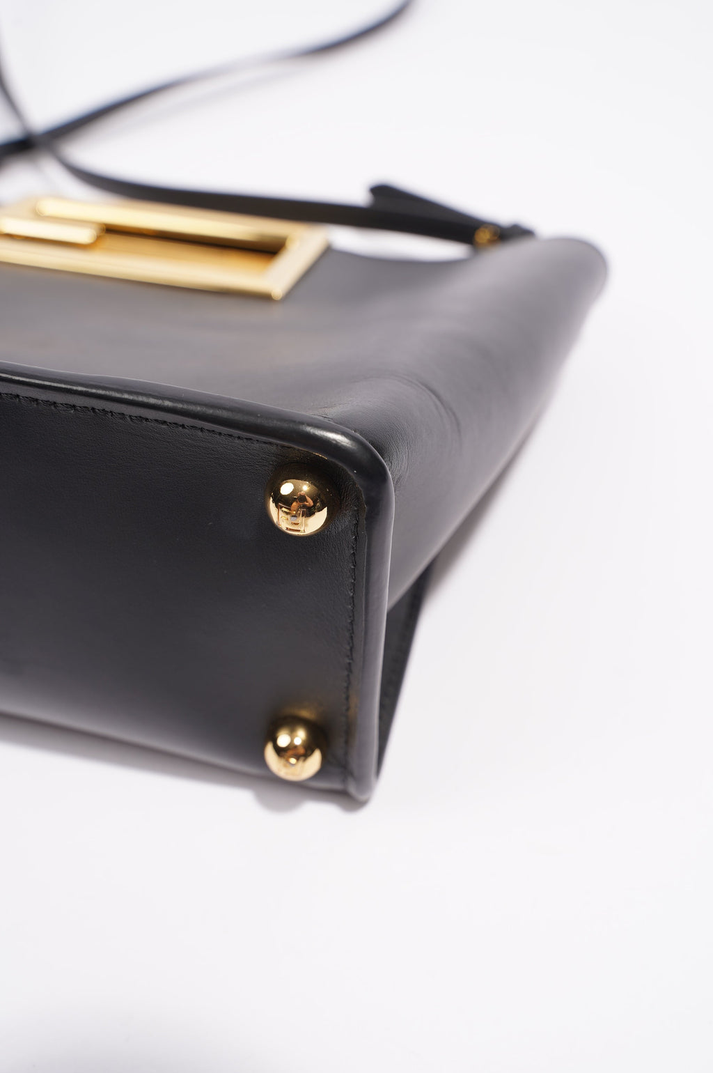 Fendi Way Tote Black Leather Small