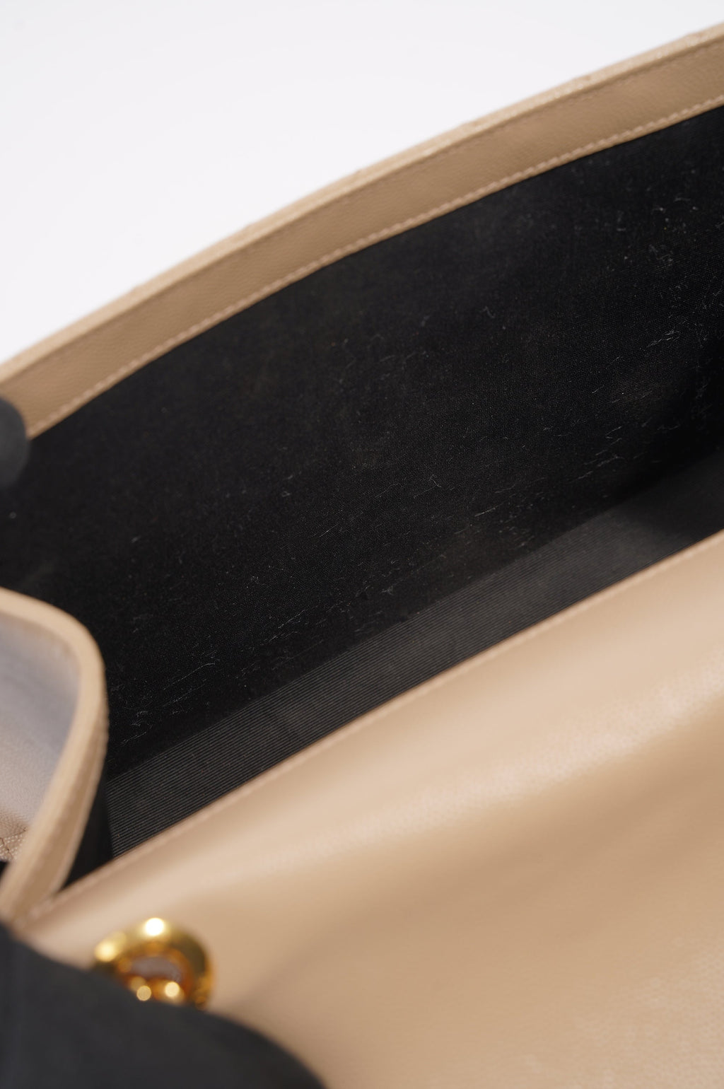 Saint Laurent Envelope Bag Nude Leather Medium
