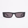 Saint Laurent Womens Rectangular Sunglasses Black Acetate 145