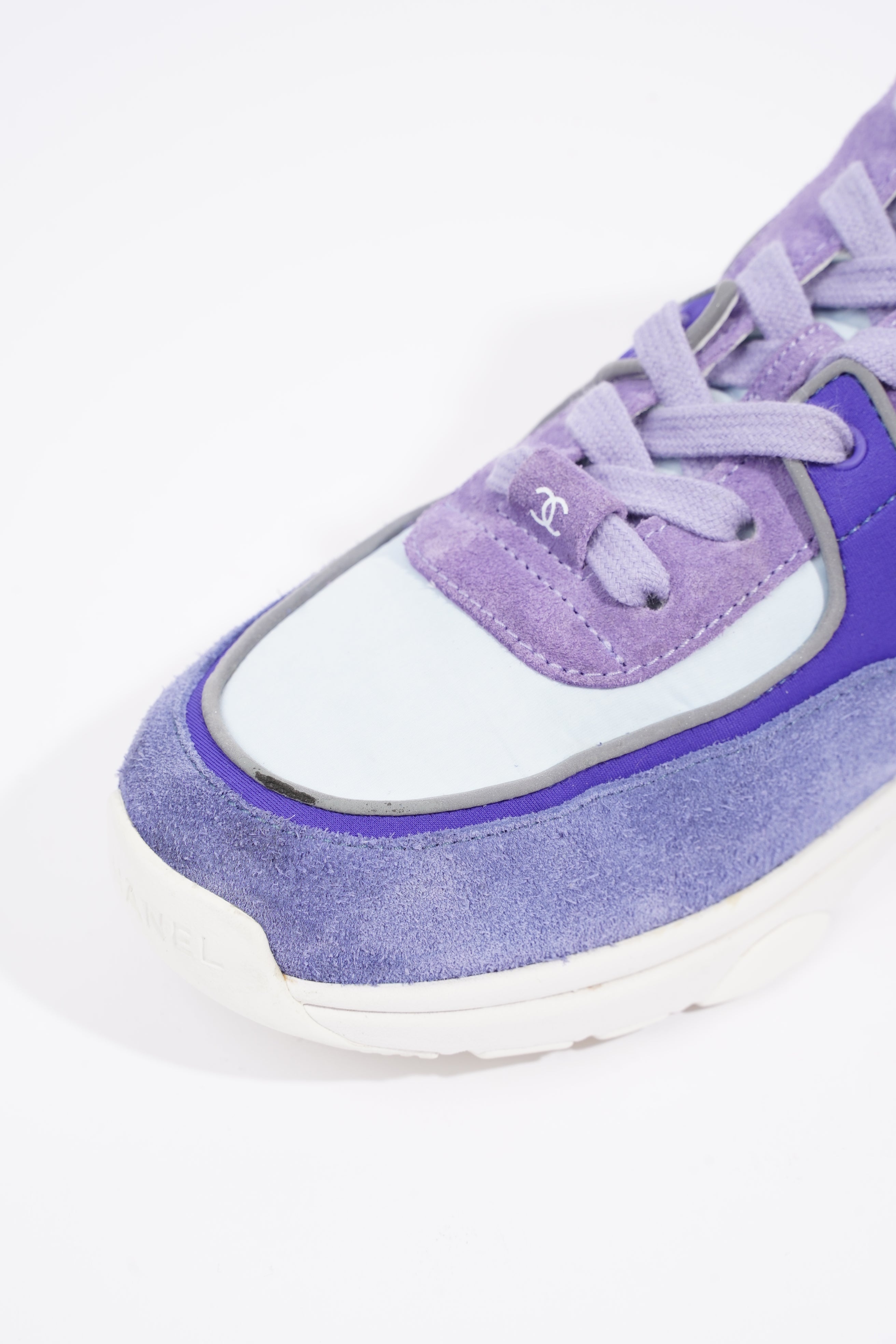 Chanel Womens CC Logo Trainer Purple / Pink EU 39 / UK 6