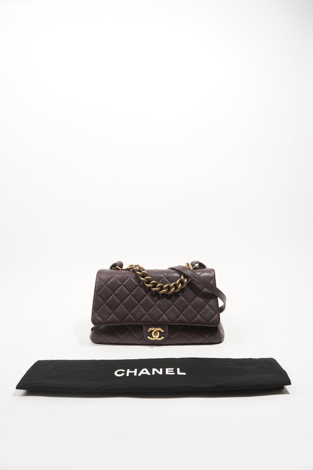 Chanel Womens Trapezio Purple