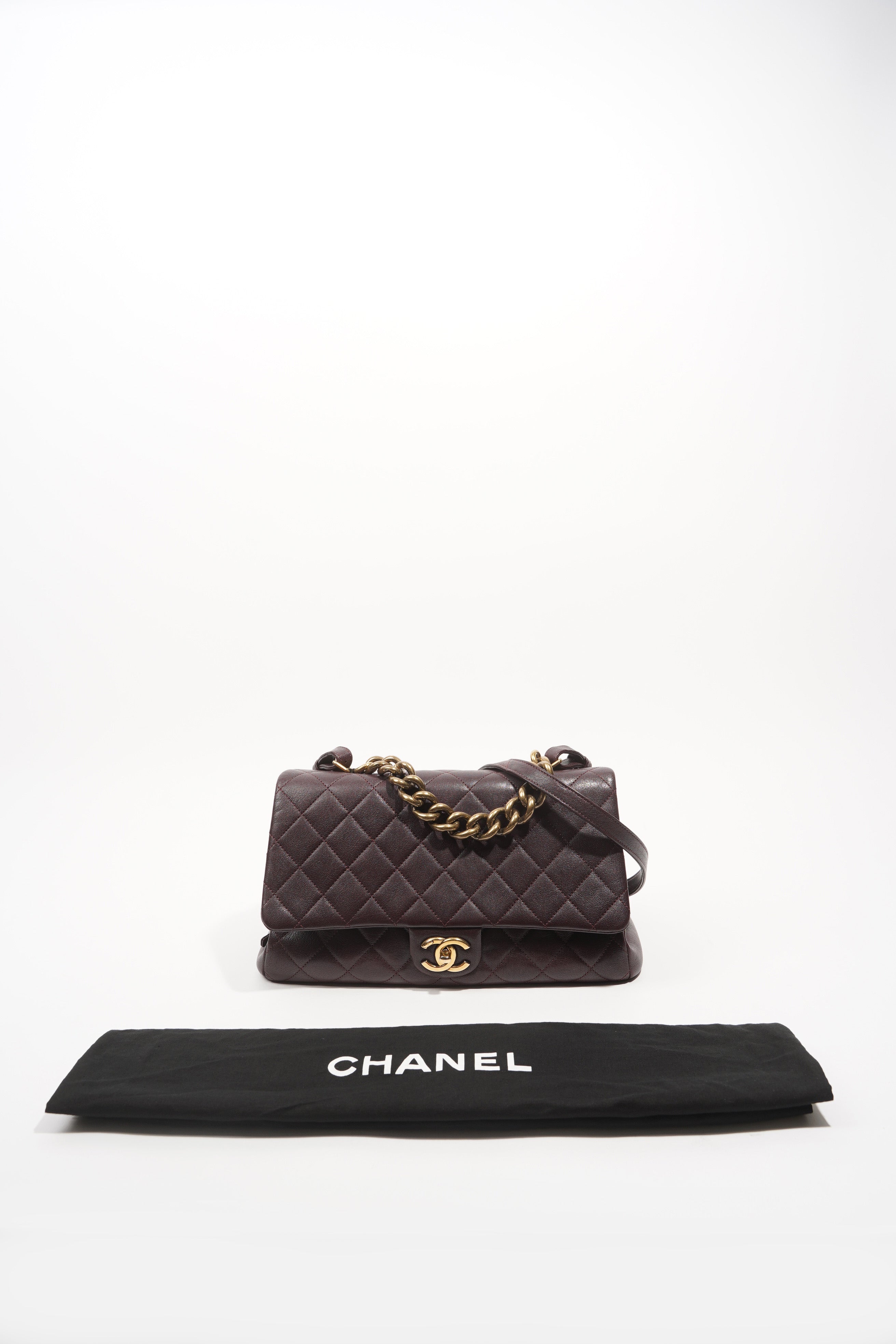 Chanel Womens Trapezio Purple