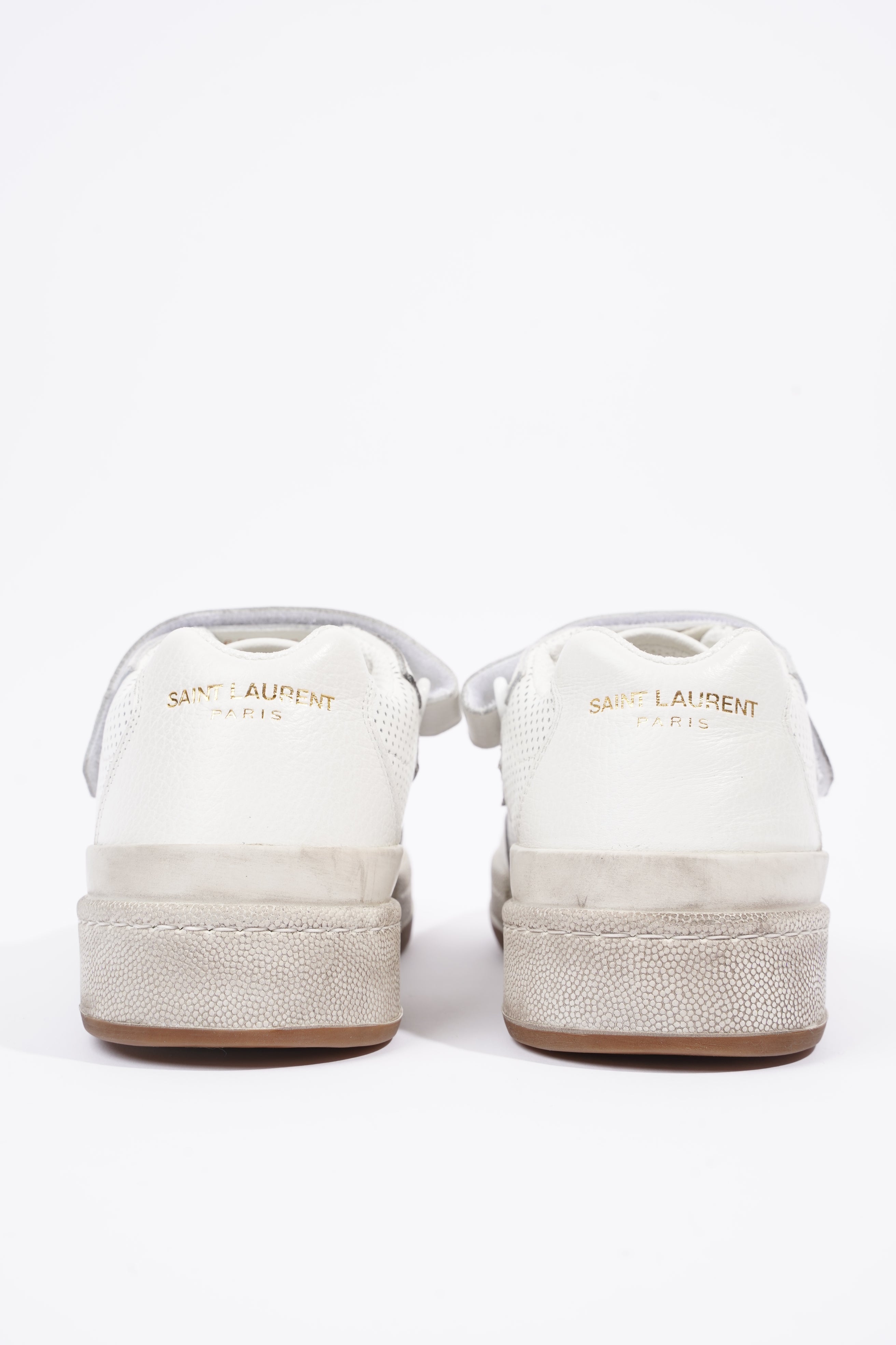 Saint Laurent Womens SL24 Low Top Sneaker White EU 41 / UK 8
