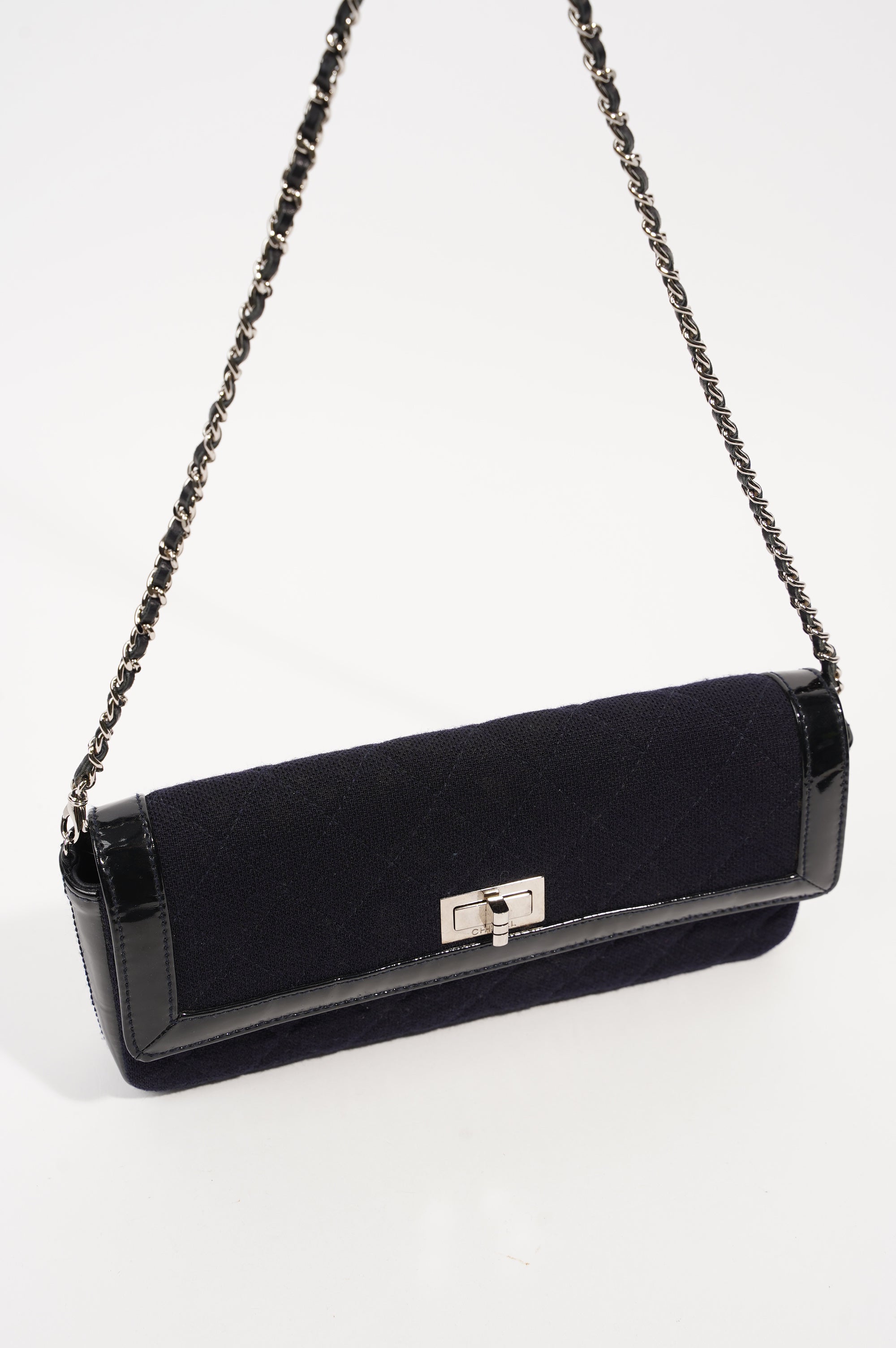 Chanel Womens East West Mademoiselle Flap Bag