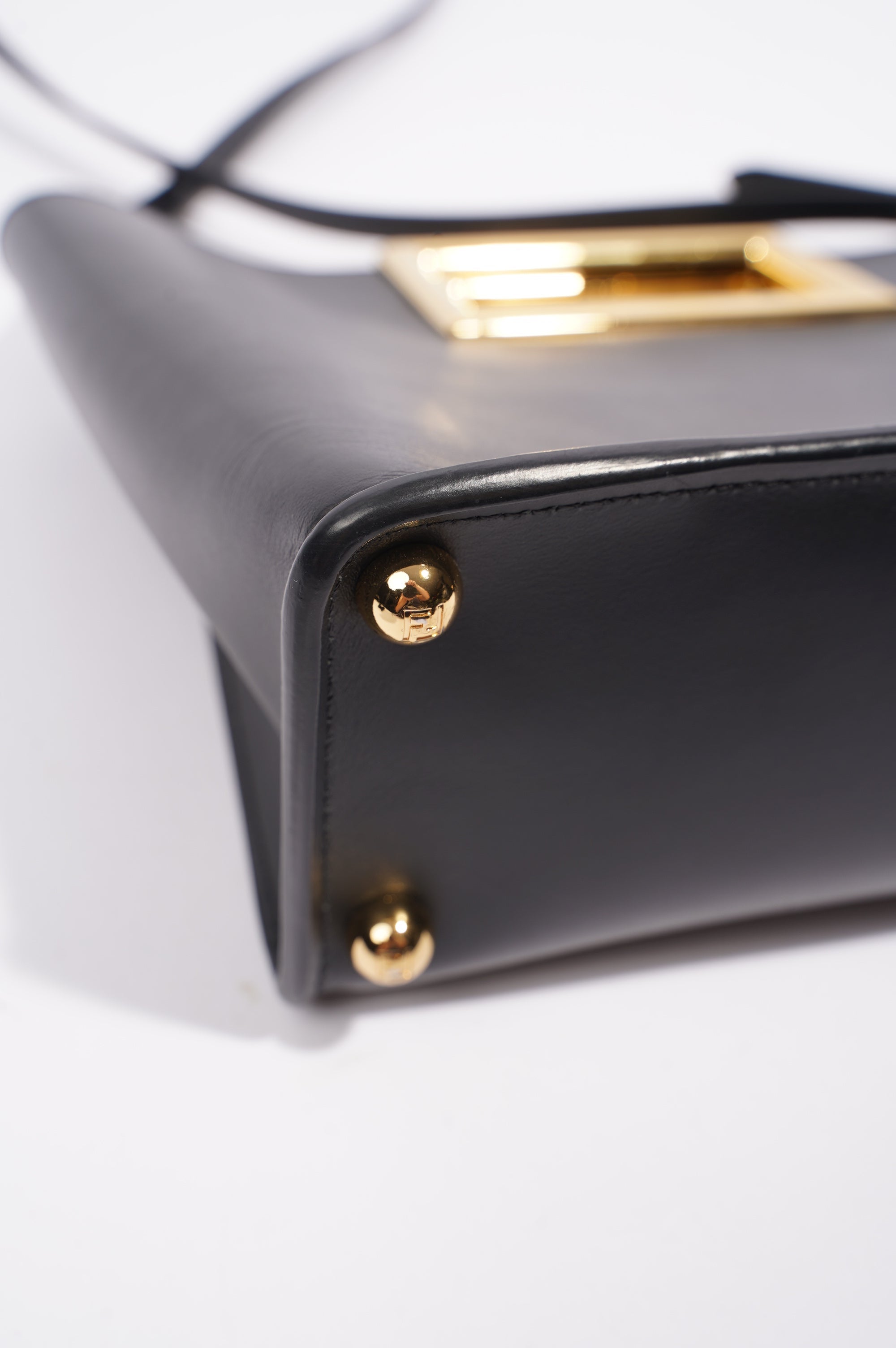 Fendi Way Tote Black Leather Small