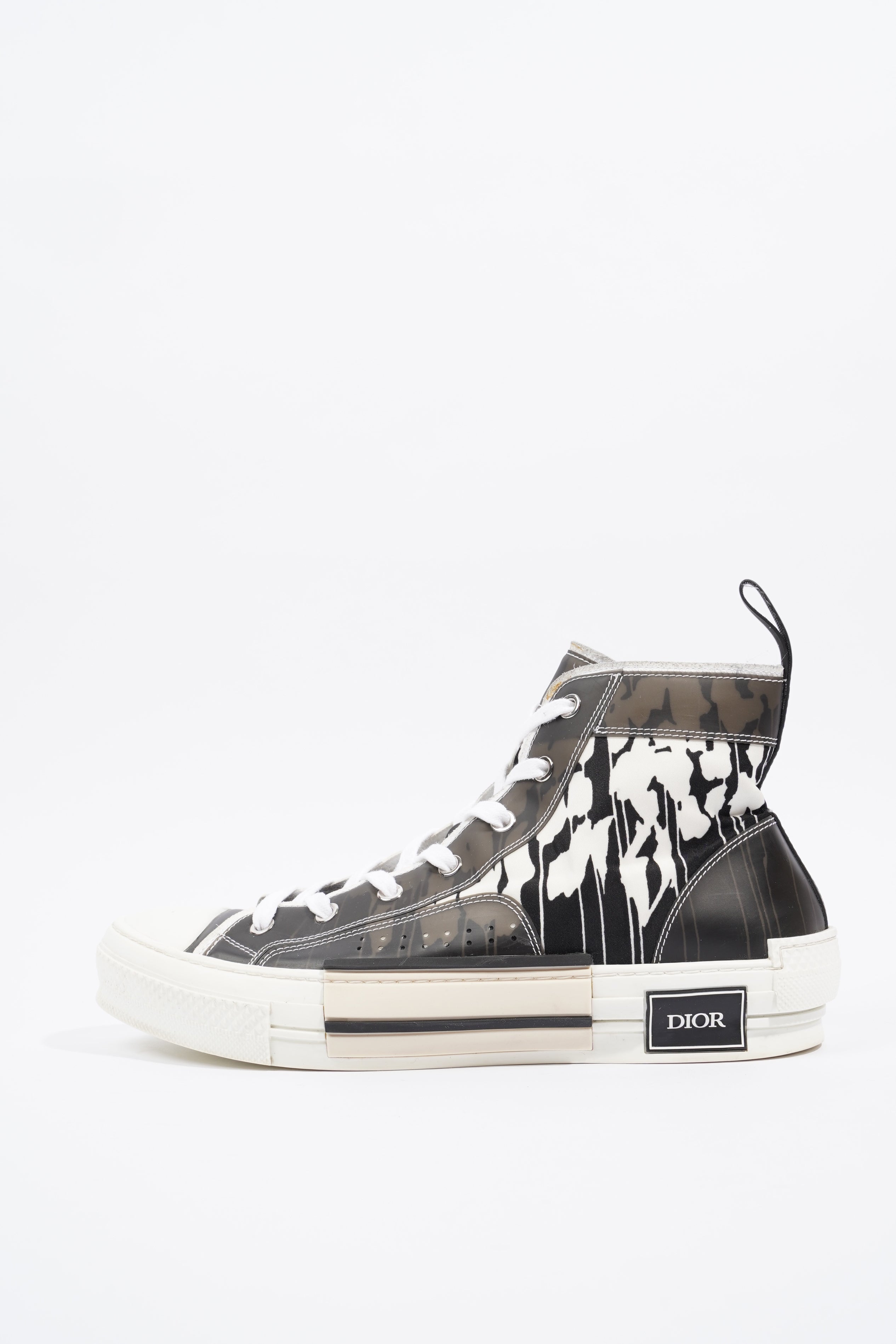 Christian Dior Mens B23 High Top Black / White EU 42 / UK 8