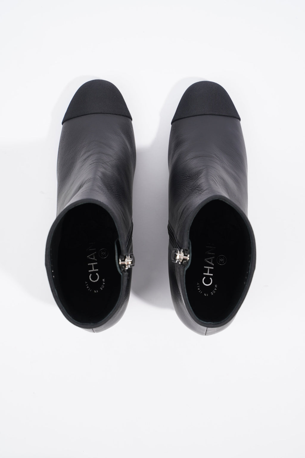 Chanel Leather Ankle Boot Black EU 38.5 / UK 5.5