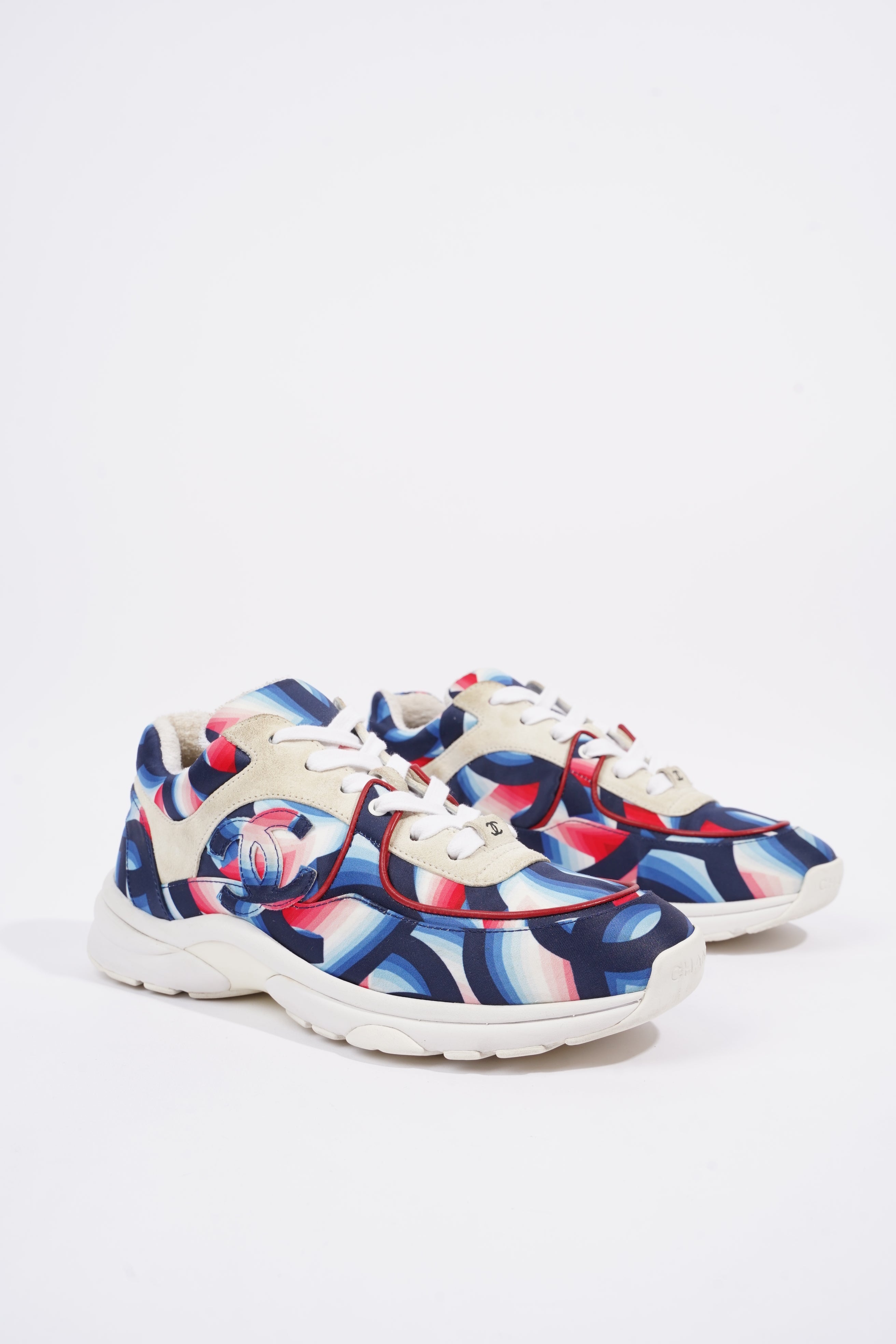 Chanel CC Logo Blue / Multi EU 38 / UK 5