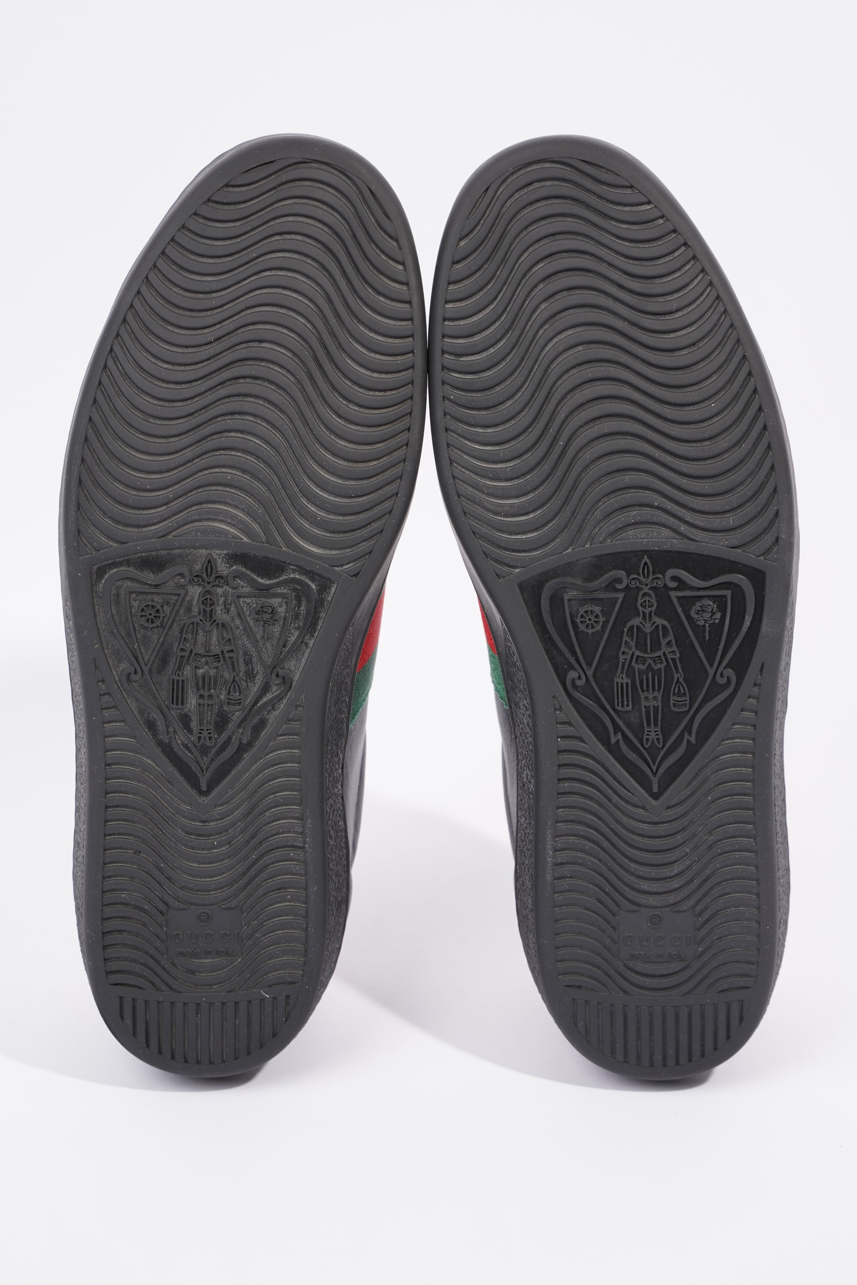 Gucci Mens Ace Black / Green / Red EU 42 / UK 8