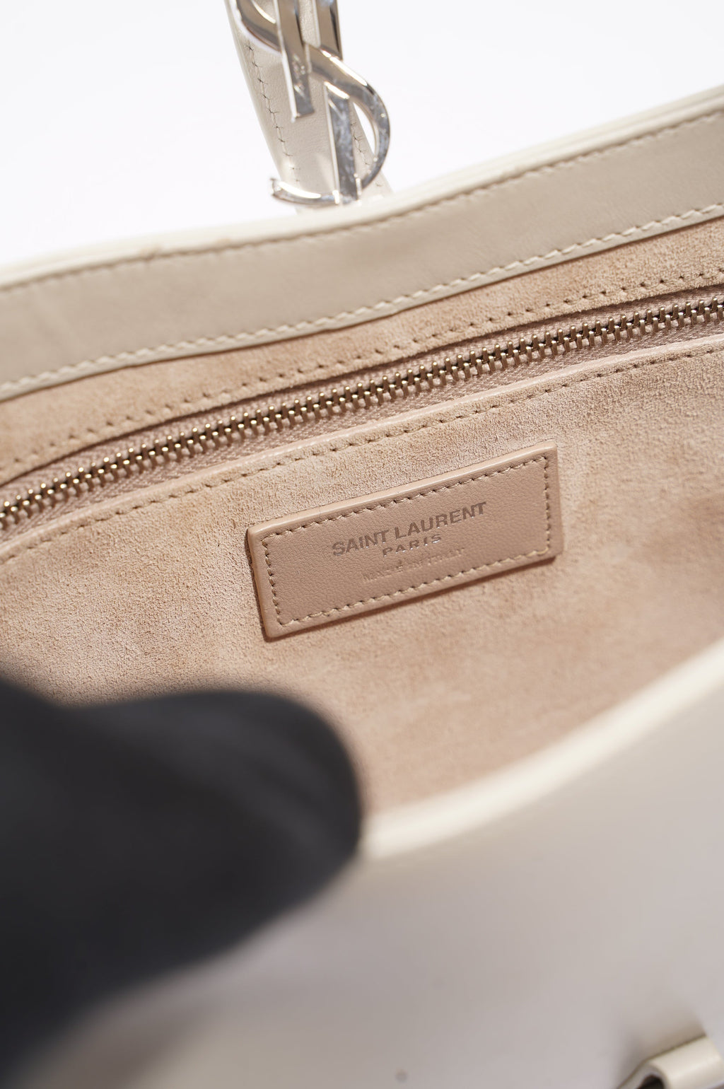 Saint Laurent Womens LE 5 A & Hobo White