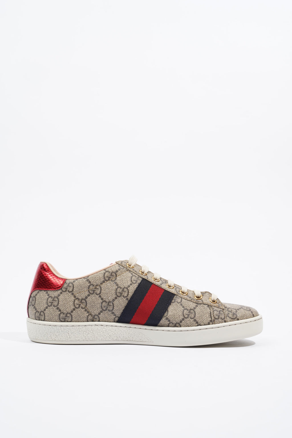 Gucci Ace Supreme / Navy / Red EU 37.5 / UK 4.5