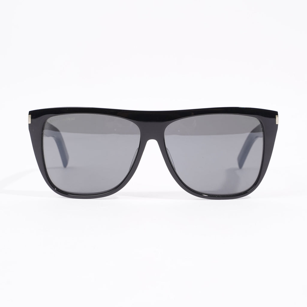 Saint Laurent Womens SL1002 Sunglasses Black Acetate 140