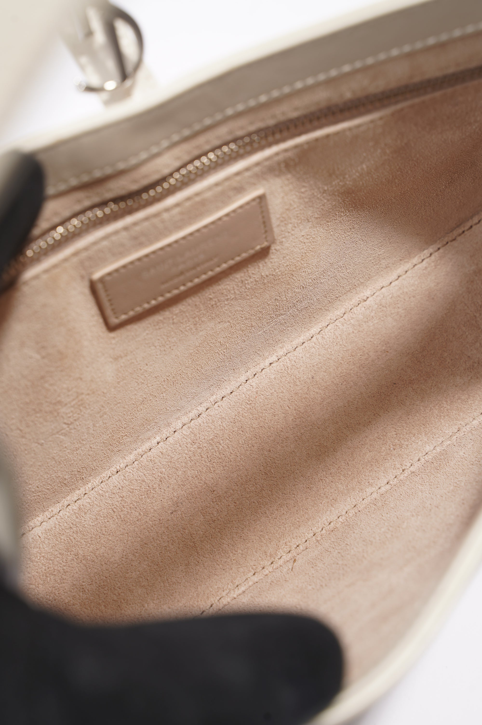 Saint Laurent Womens LE 5 A & Hobo White