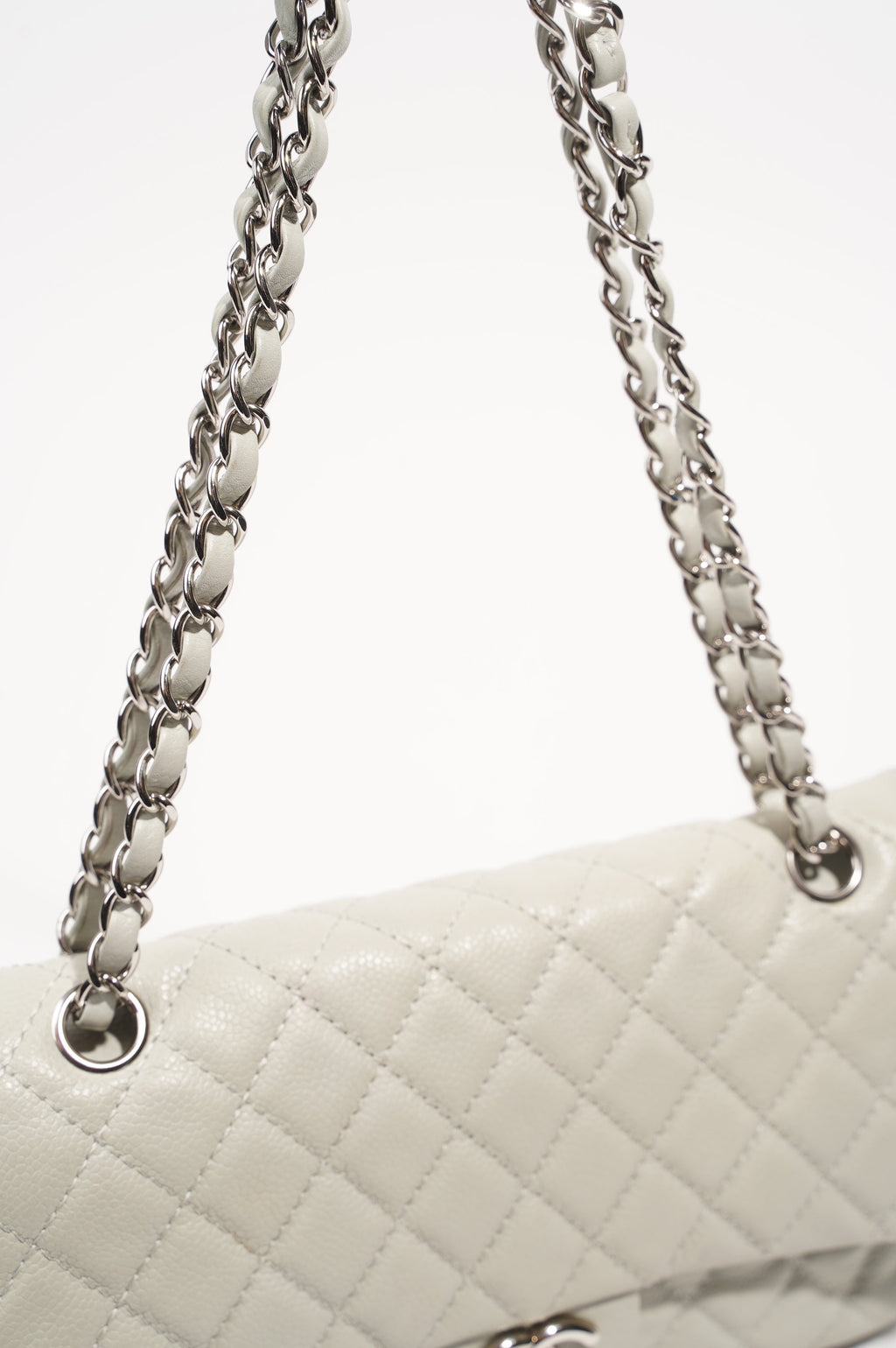 Chanel Quilted Caviar Leather Classic Double Flap Medium