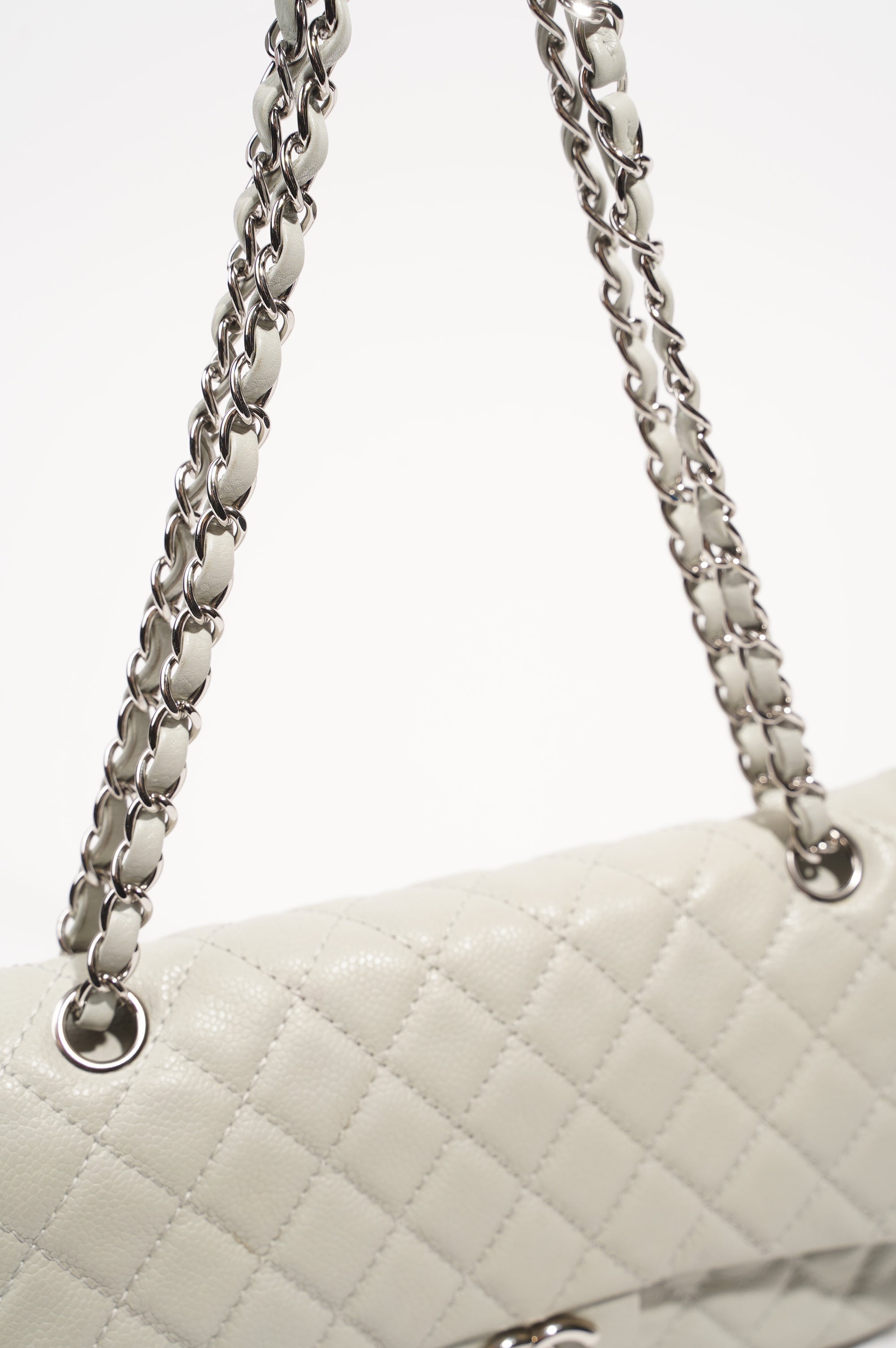 Chanel Quilted Caviar Leather Classic Double Flap Medium