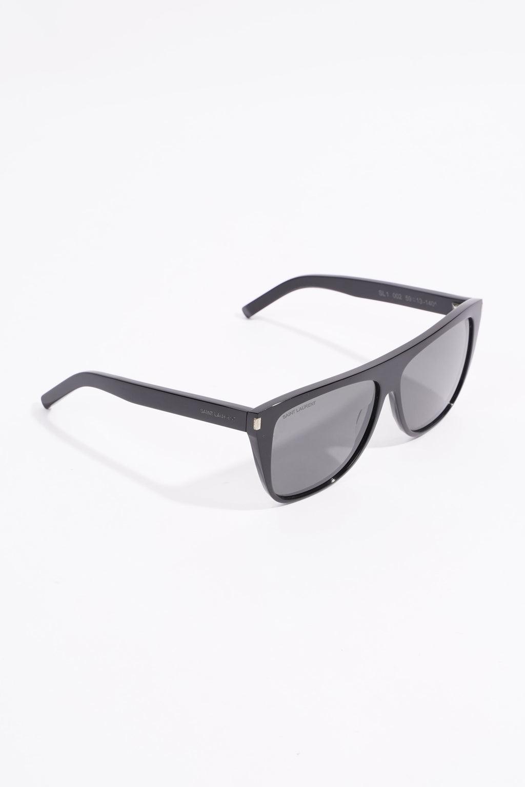 Saint Laurent Womens SL1002 Sunglasses Black Acetate 140