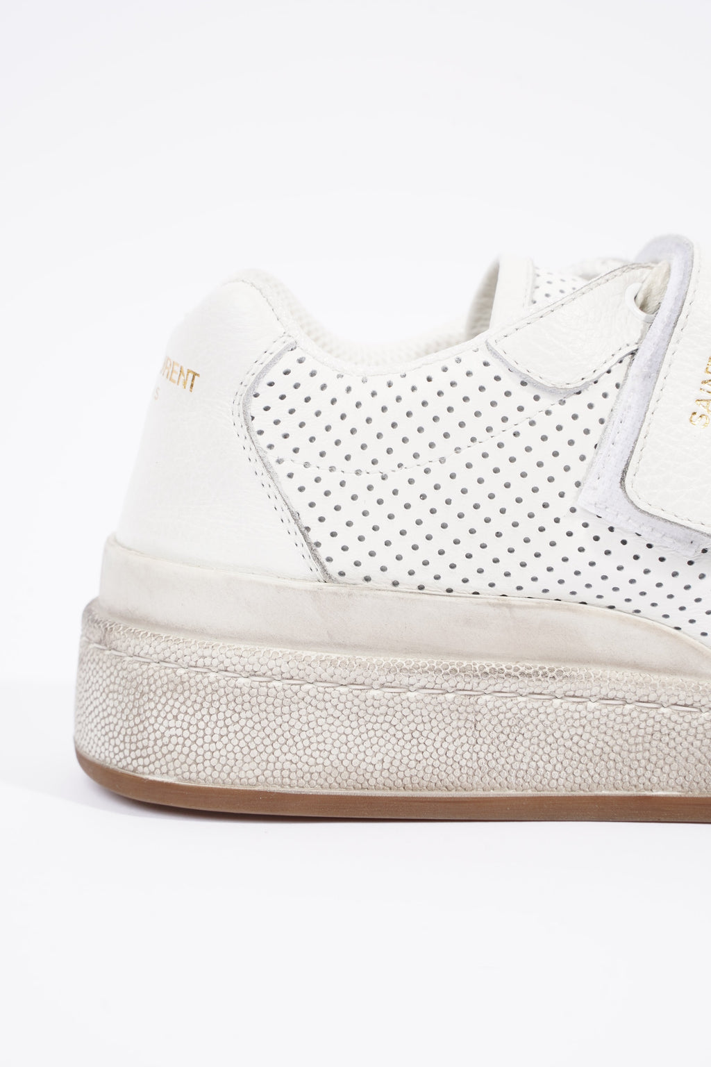 Saint Laurent Womens SL24 Low Top Sneaker White EU 41 / UK 8