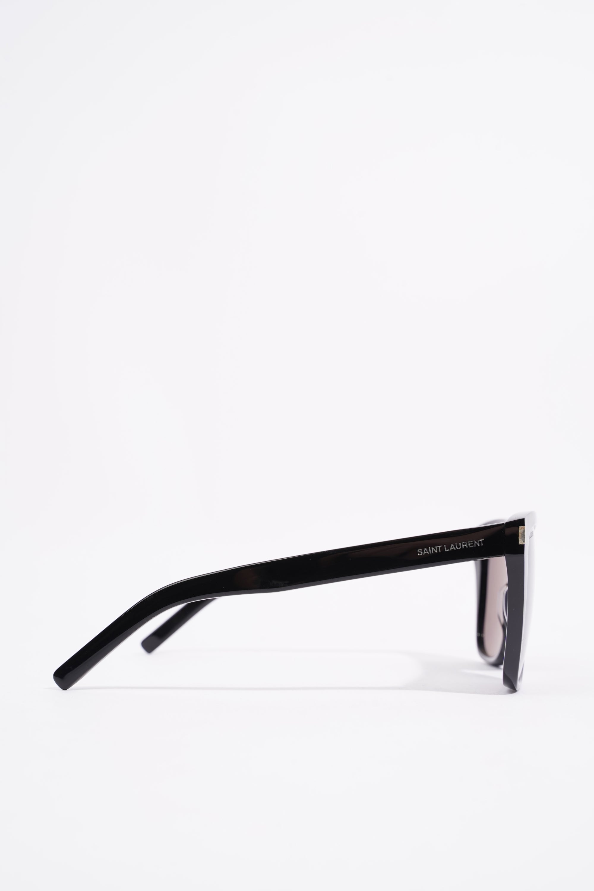 Saint Laurent Womens SL1002 Sunglasses Black Acetate 140
