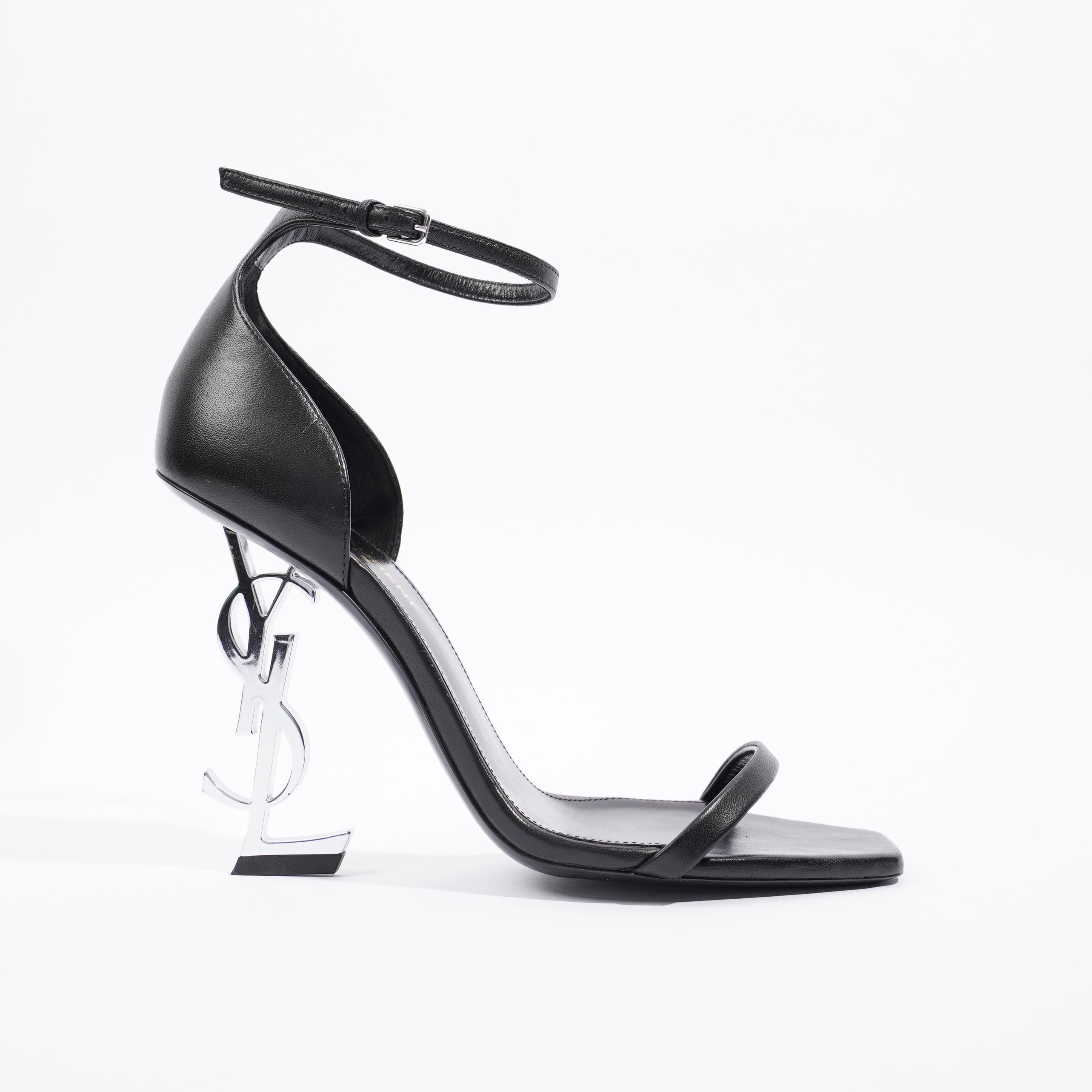 Saint Laurent Opyum 110 Sandal Black / Silver EU 38.5 / UK 5.5