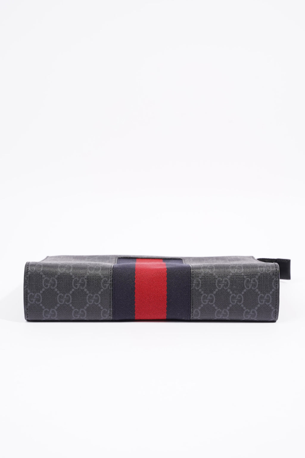 Gucci GG Supreme Pouch Black Canvas One Size