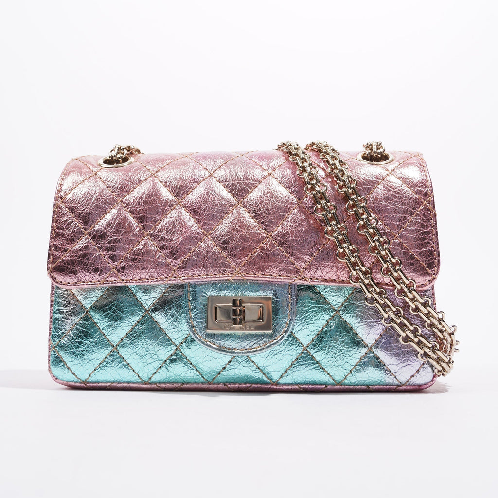 Chanel Womens The Mermaid Re-Issue 2.55 Goatskin Small