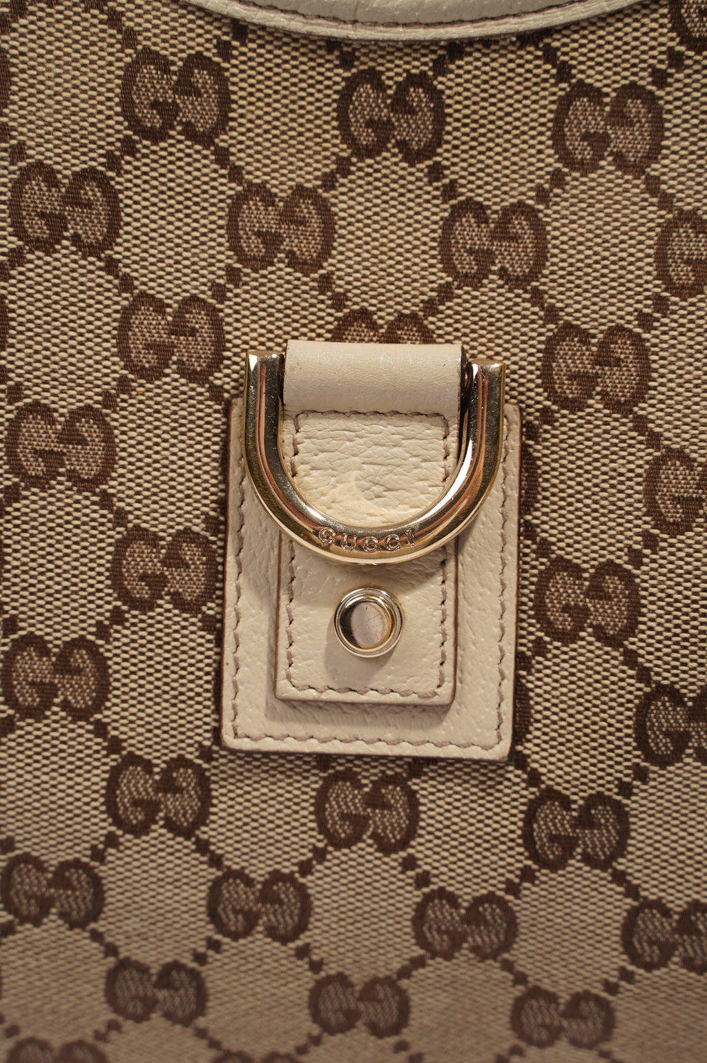Gucci Hobo Bag Beige Canvas