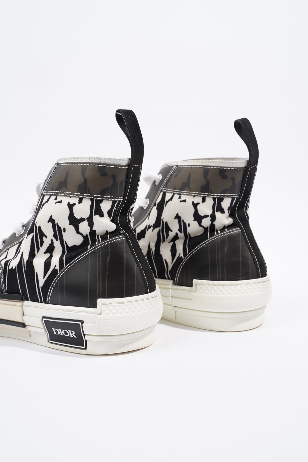 Christian Dior Mens B23 High Top Black / White EU 42 / UK 8