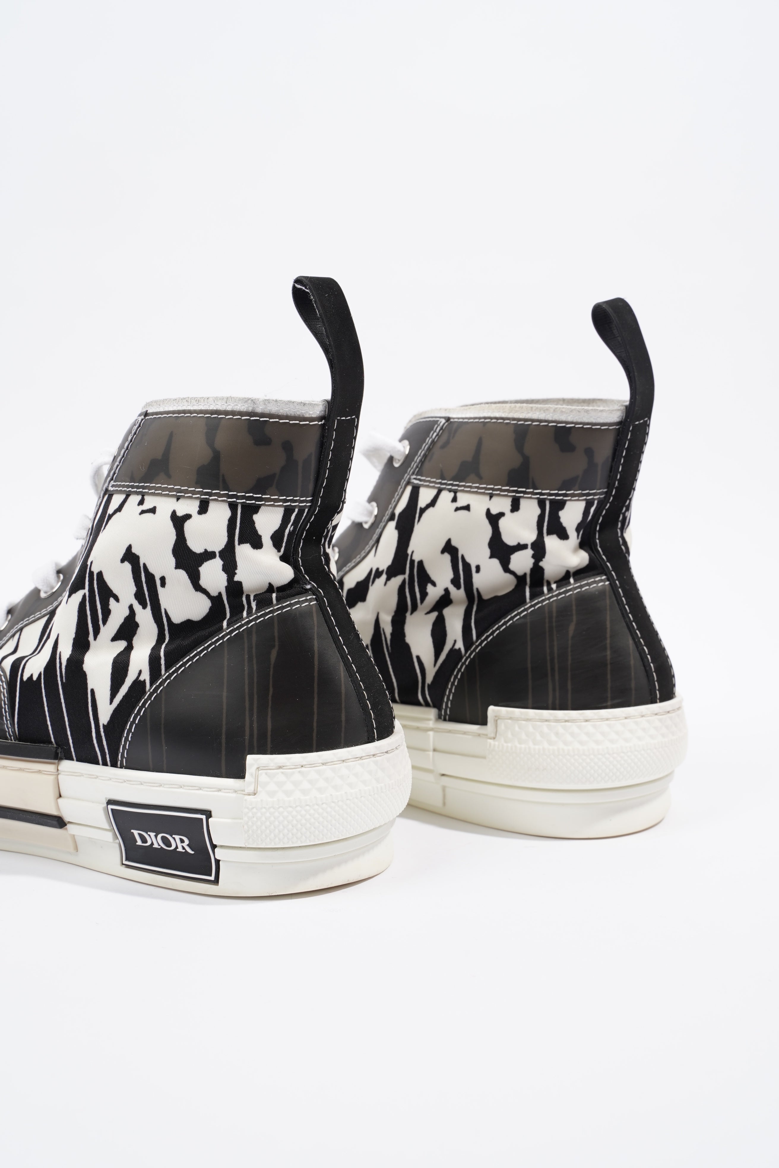 Christian Dior Mens B23 High Top Black / White EU 42 / UK 8