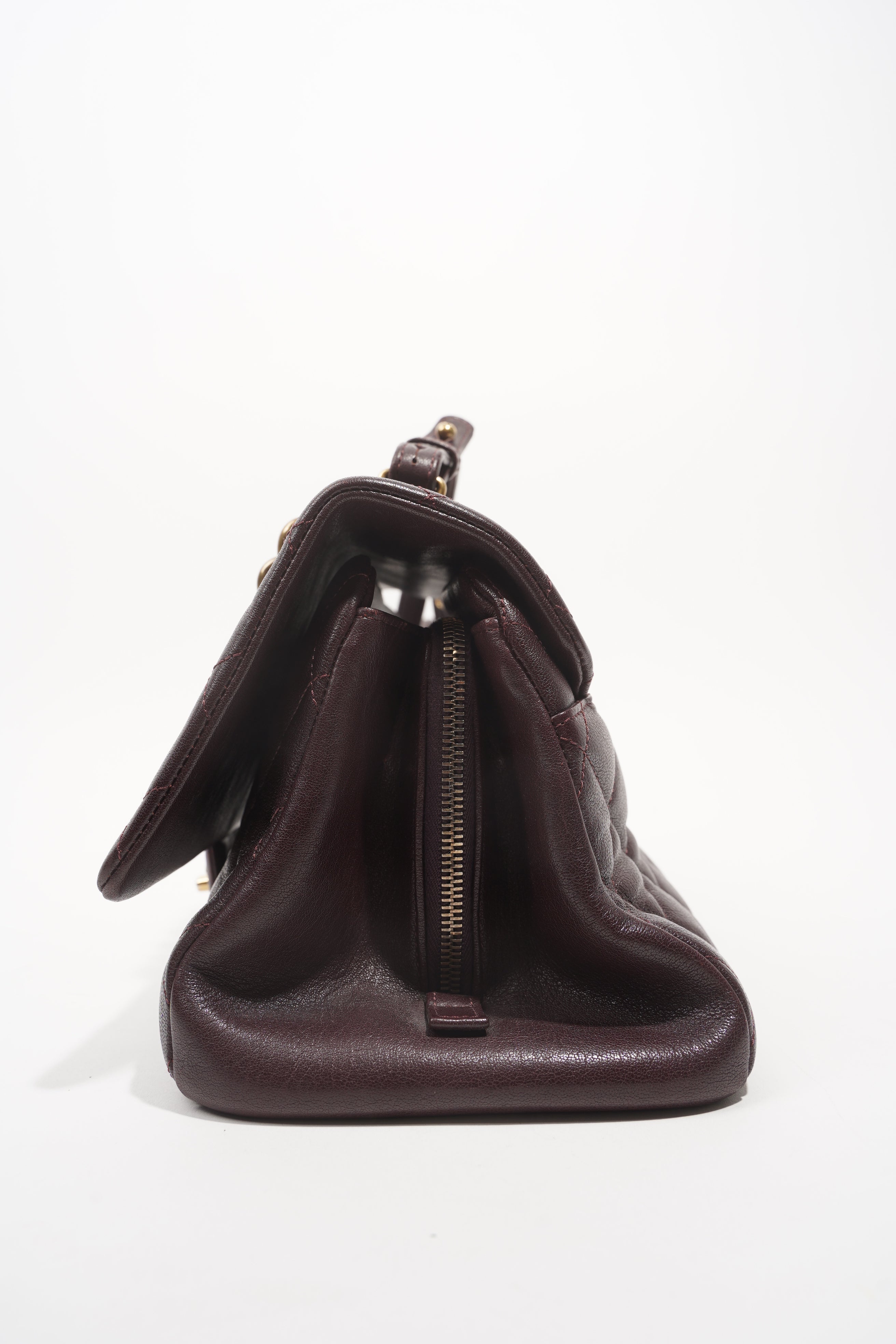 Chanel Womens Trapezio Purple